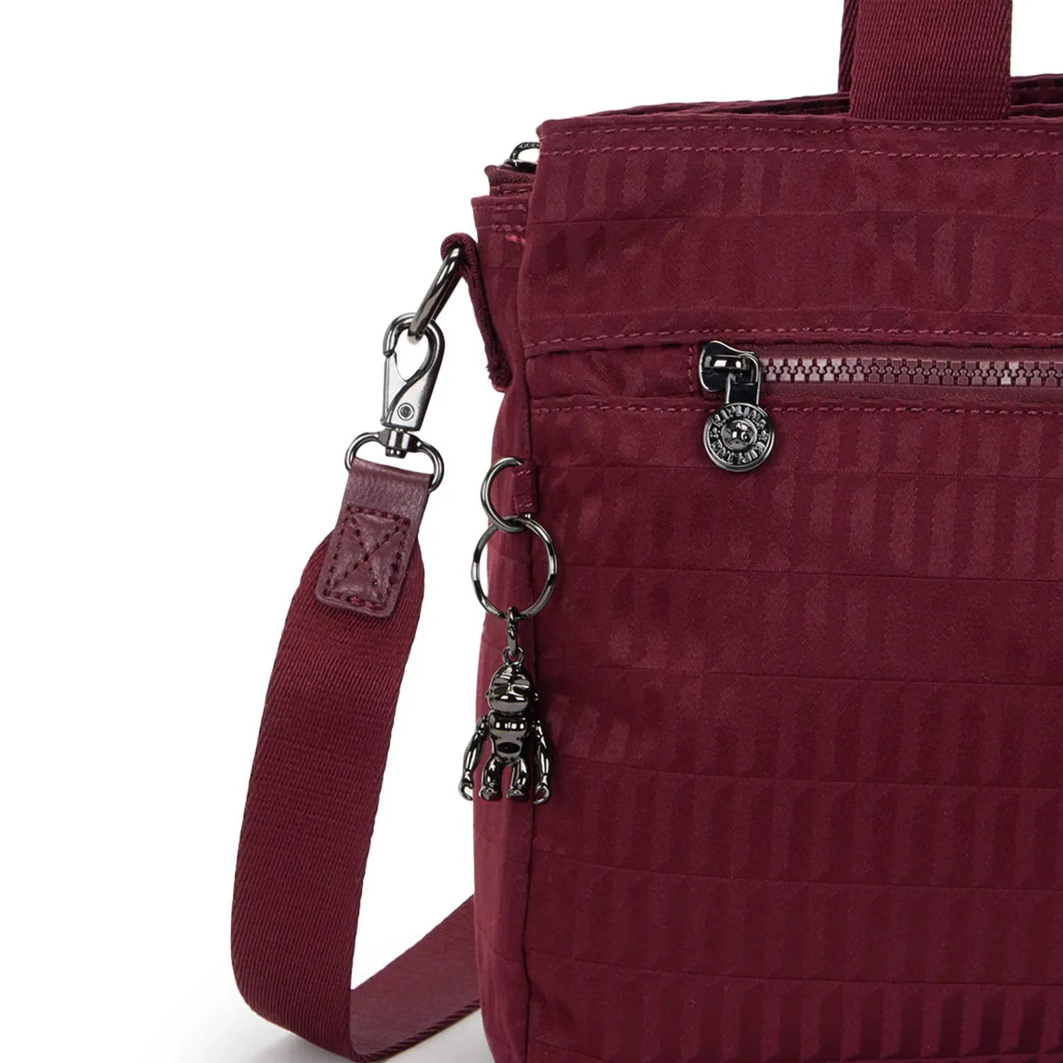 Kipling Elysia Work S werktas Maroon Tile Jacquard A4