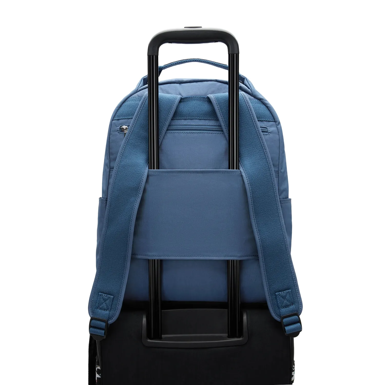 Kipling Micah rugzak Medium Delicate Blue met laptopvak