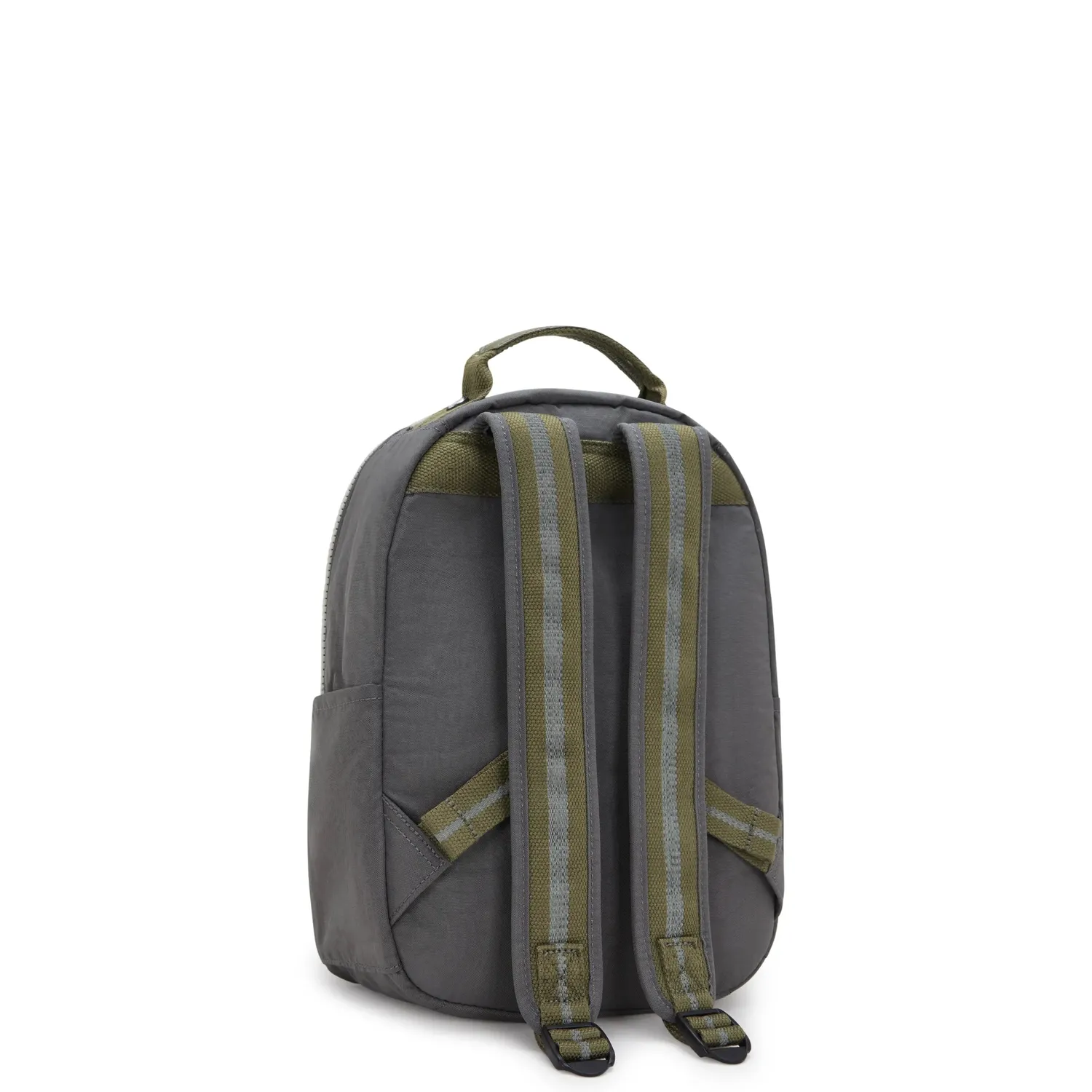 Kipling Seoul S kleine rugzak Back to Grey met 11 inch tabletvak