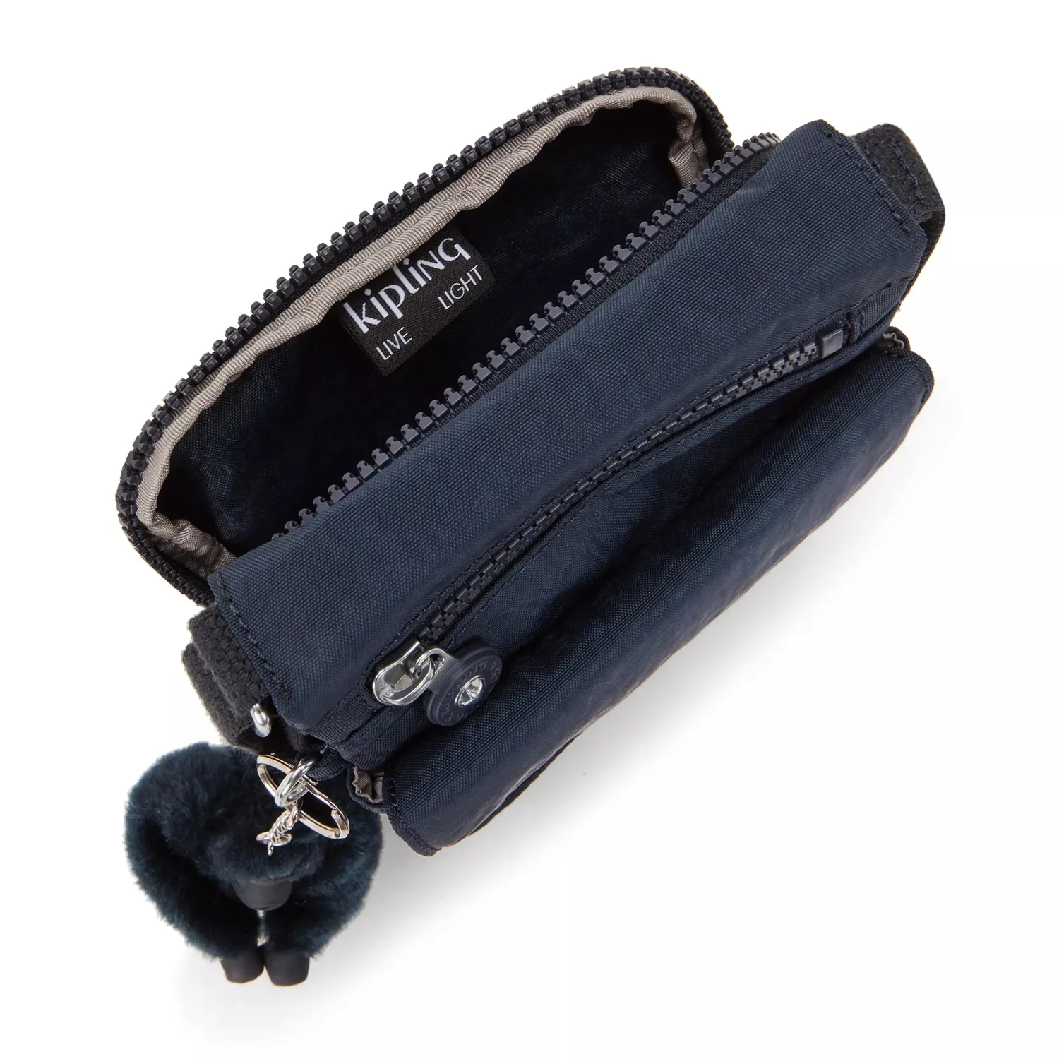 Kipling New Eldorado crossbody tas Blue Bleu 2 klein licht