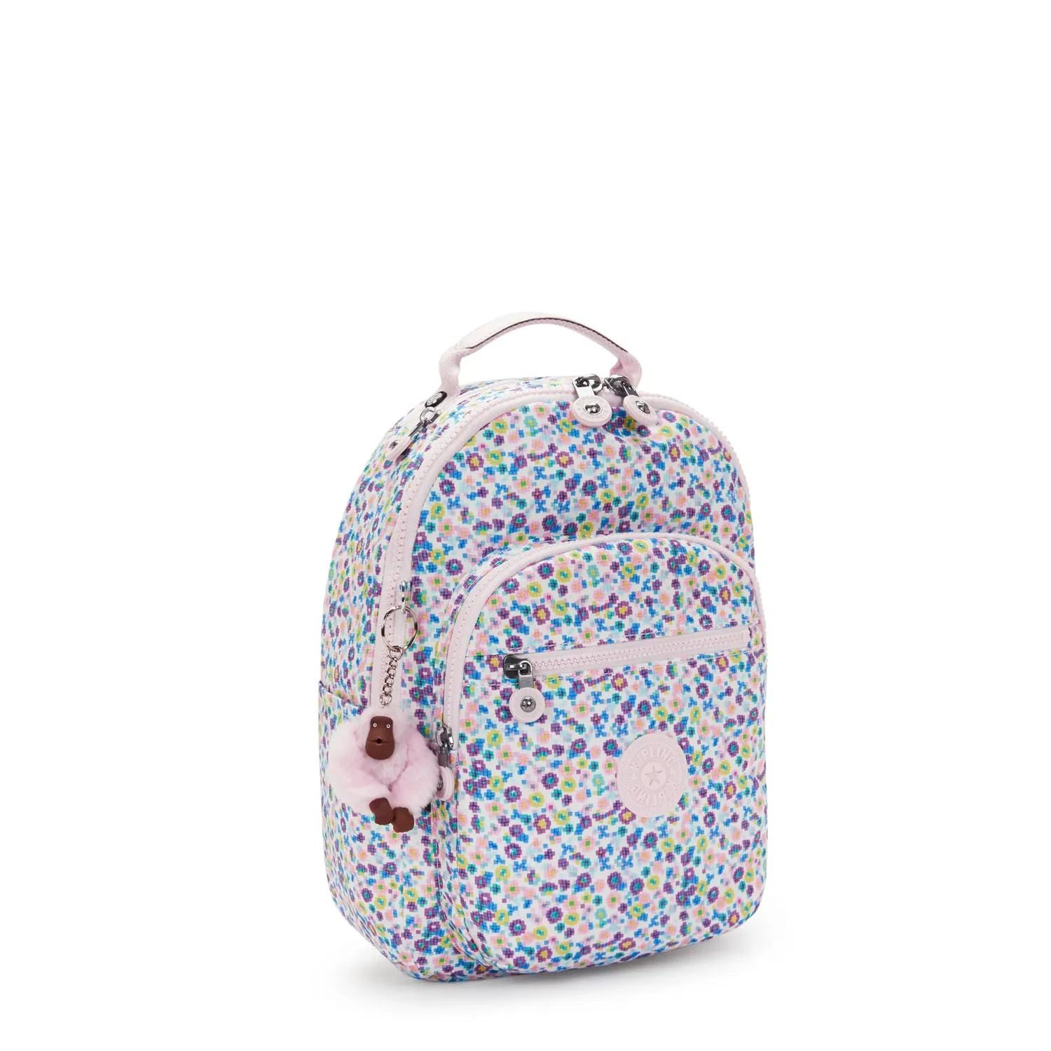 Kipling Seoul S rugzak Klein Digi Flower Print 11 inch vak