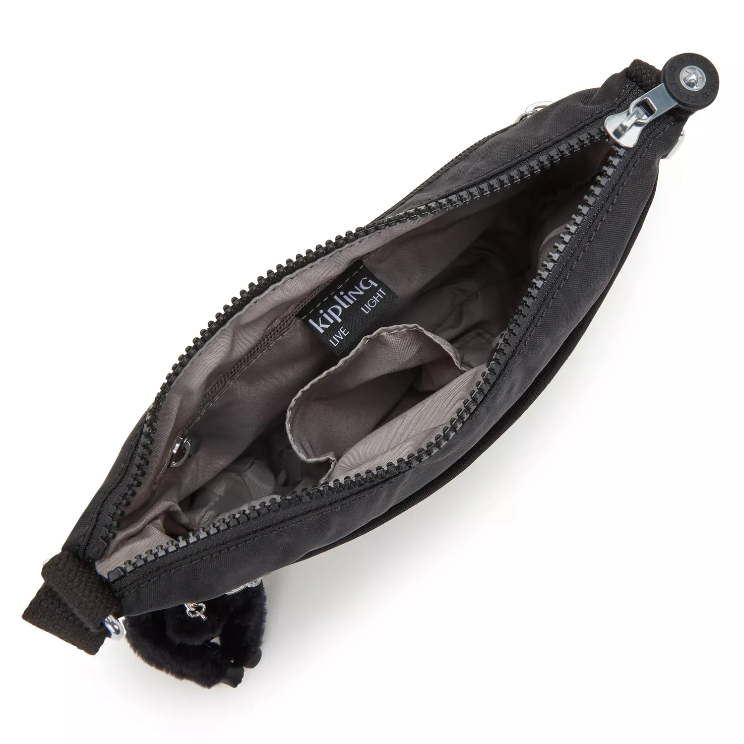 Kipling Arto S schoudertas Black Noir klein zwart