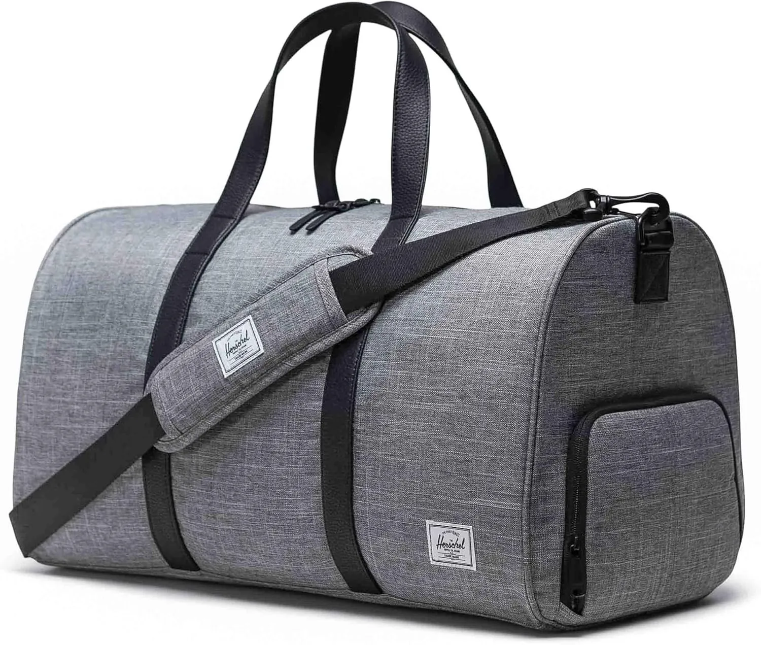 Herschel Novel Duffle reistas Raven Crosshatch