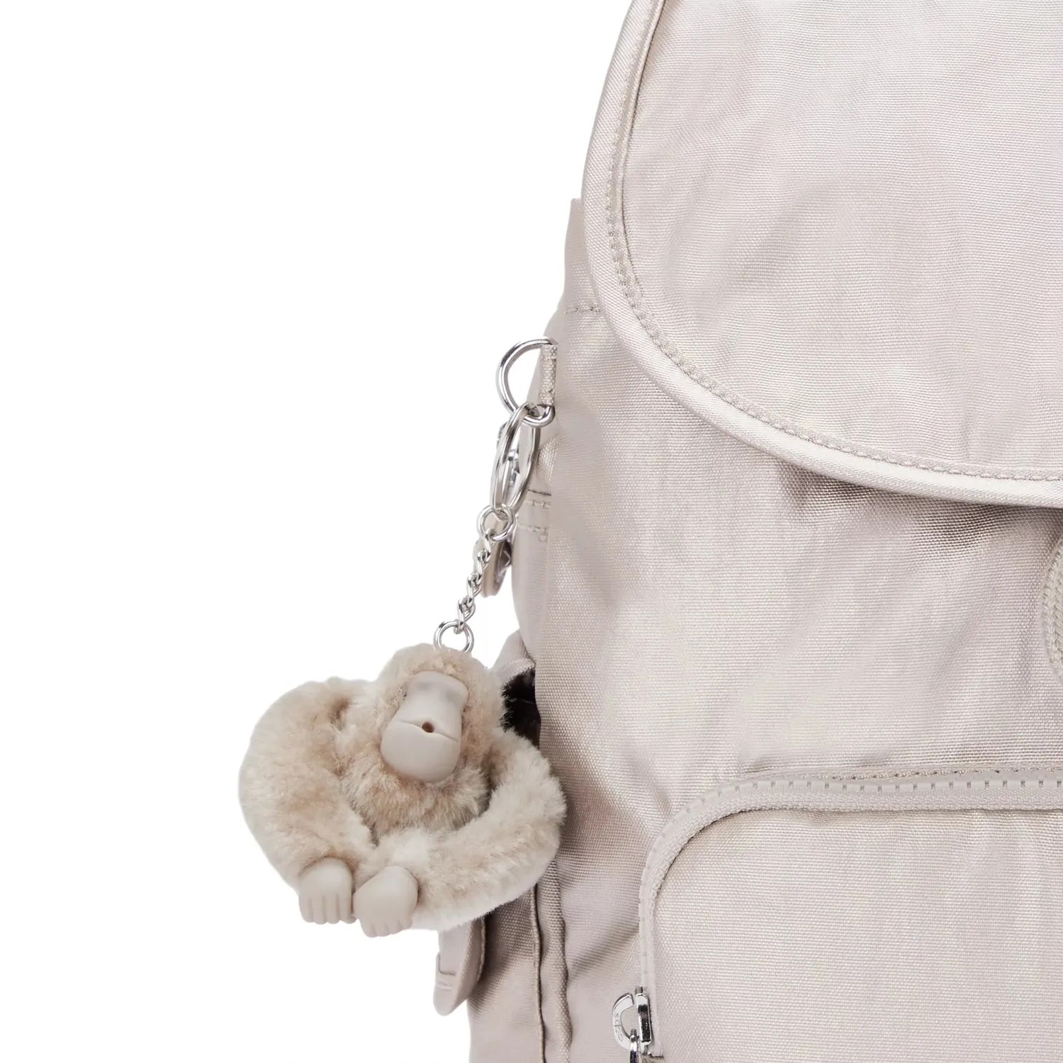 Kipling City Pack S rugzak Metallic Glow Klein metallic