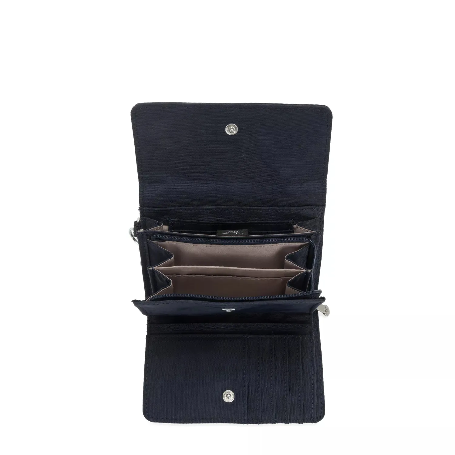 Kipling Pixi portemonnee Medium True Blue Tonal met rits