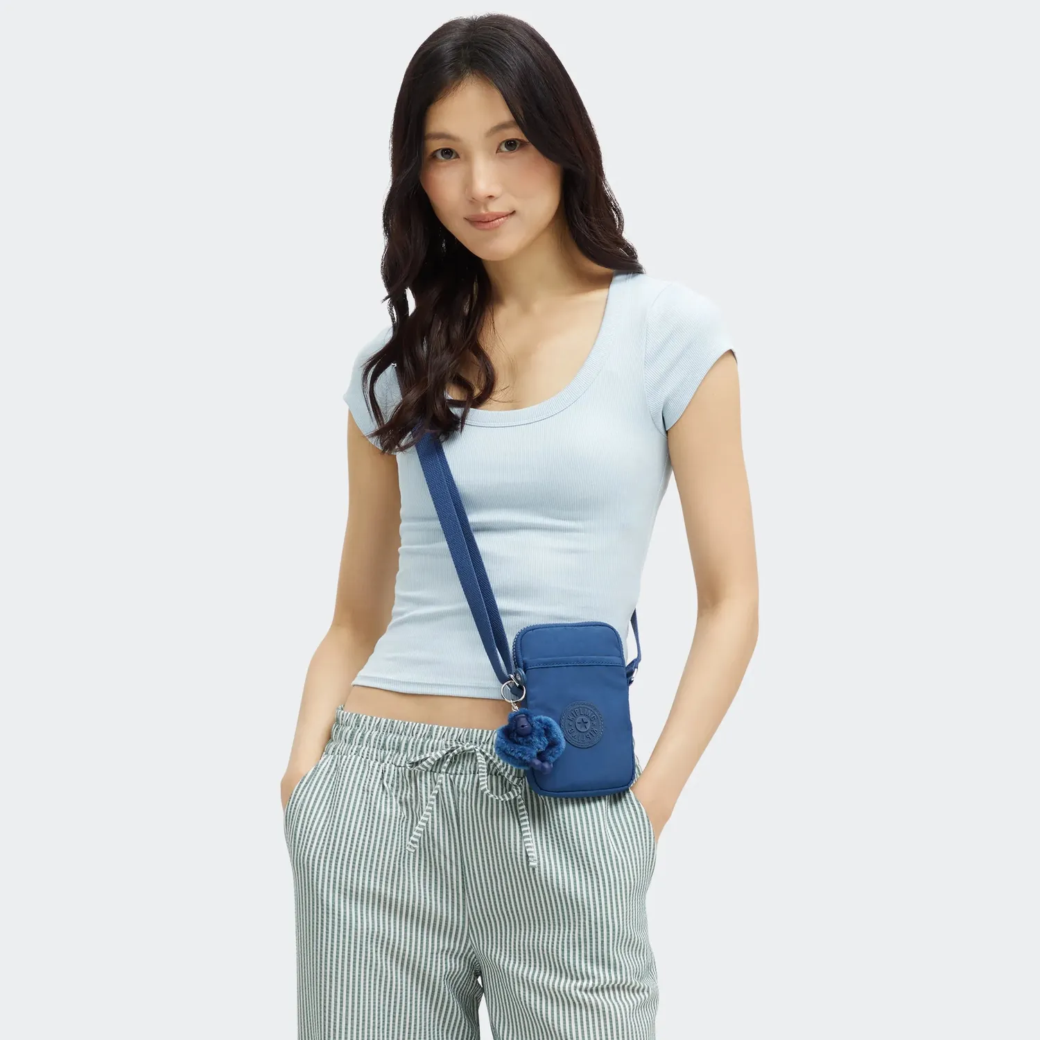 Kipling Tally telefoontas Klein Casual Blue waterafstotend
