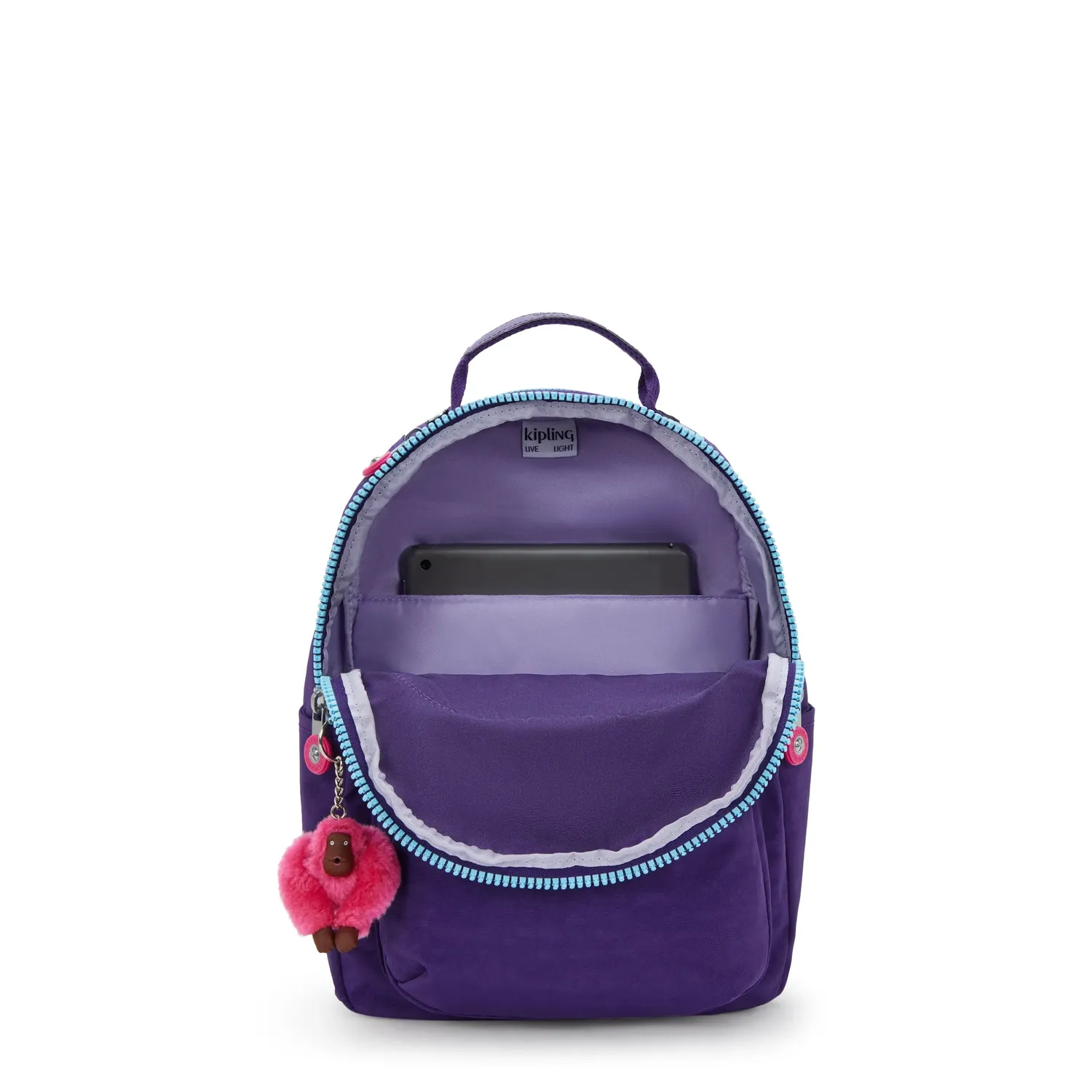 Kipling Seoul S rugzak klein VIP Purple waterafstotend