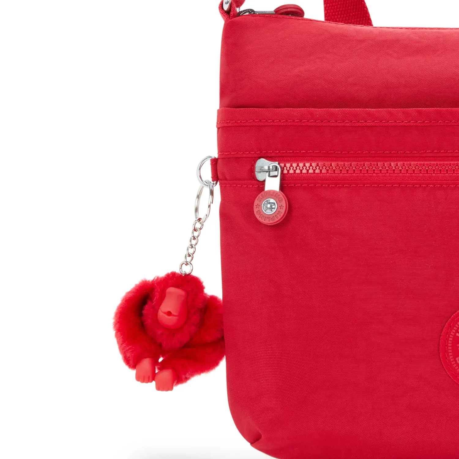 Kipling Arto schoudertas Medium Red Rouge licht