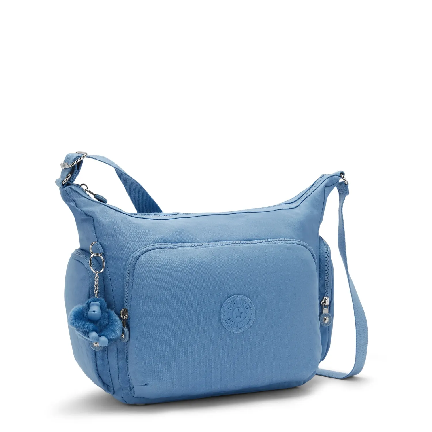 Kipling Gabb crossbodytas Groot Vintage Blue lichtgewicht