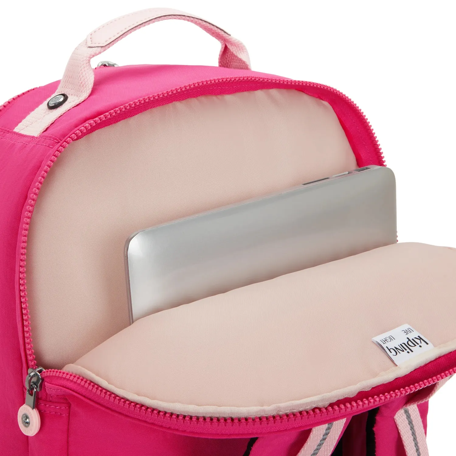 Kipling Seoul College Extra schoolrugzak Intense Rose 15 inch
