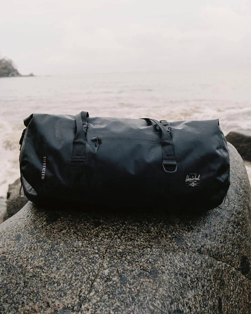 Herschel Dry Bag reistas 55L zwart waterdicht