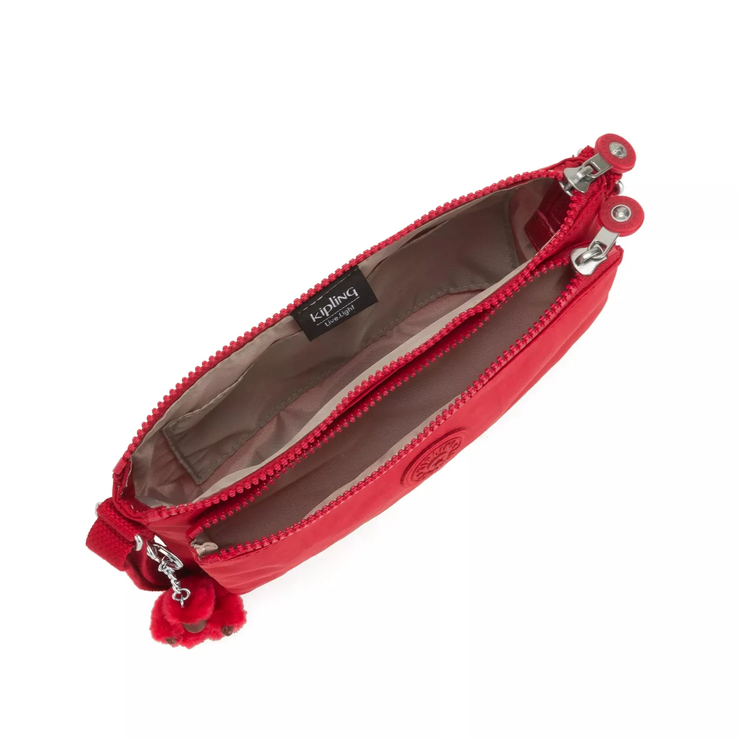Kipling Mikaela schoudertas Cherry Tonal klein
