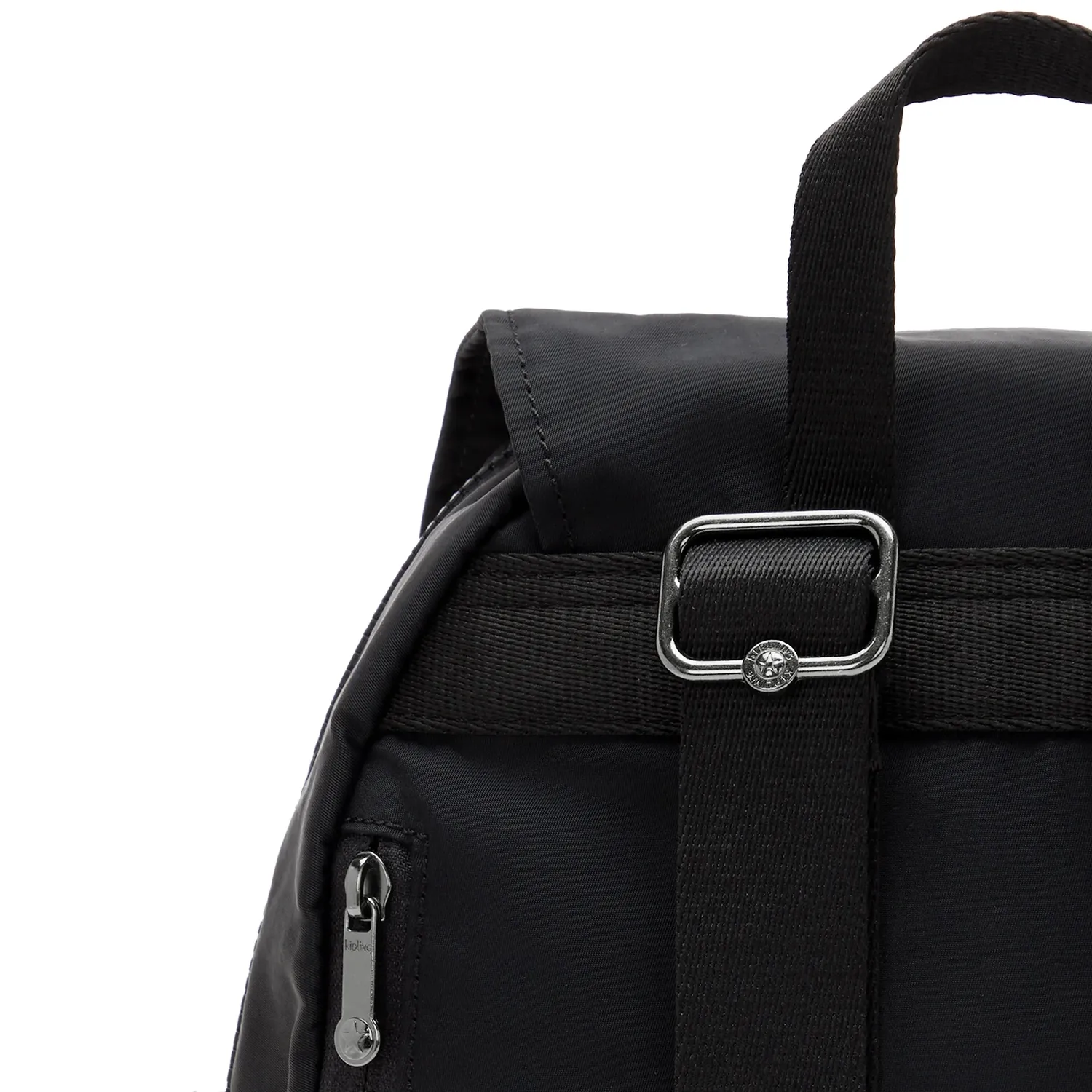 Kipling City Pocket S rugzak Infinite Black met klep klein