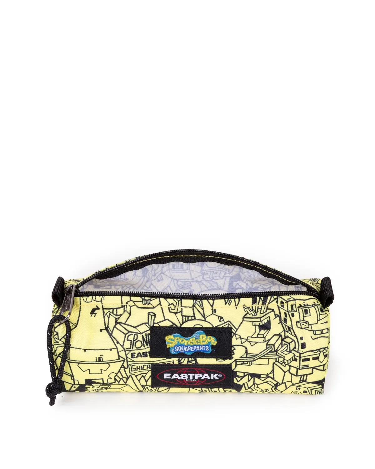 Eastpak Benchmark Single etui All Over Yellow Klein SpongeBob