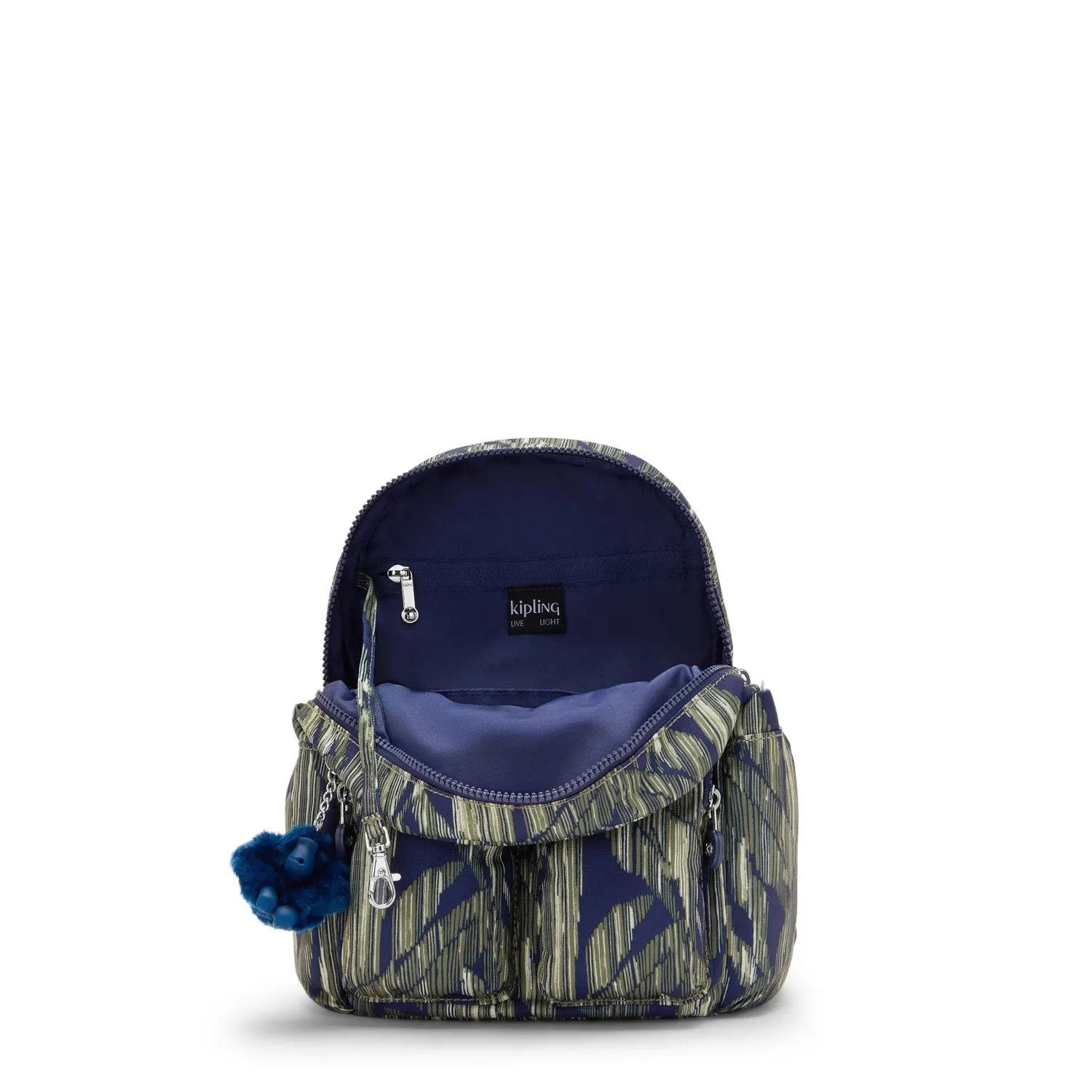 Kipling City Pocket Mini rugzak Striped Grasses