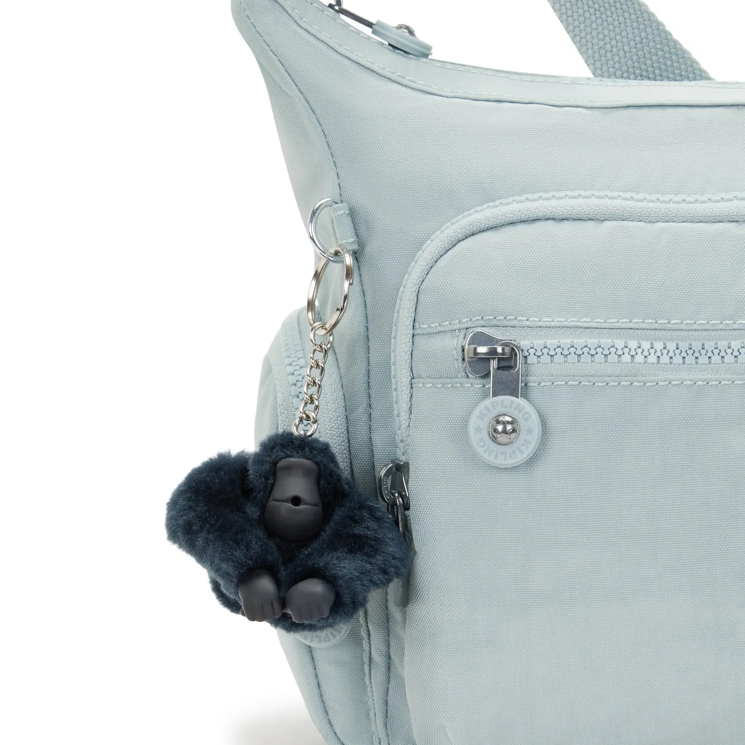 Kipling Gabbie S schoudertas Breezy Blue Medium met rits