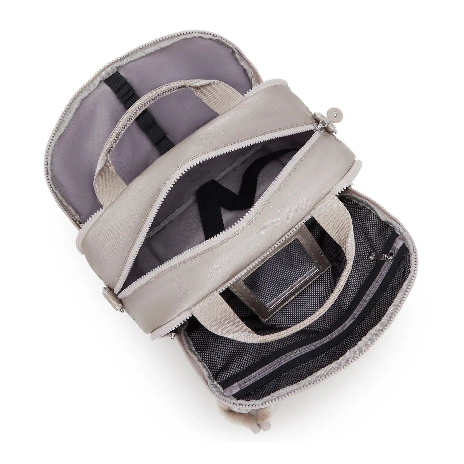 Kipling Palmbeach toilettas Groot Metallic Glow glans