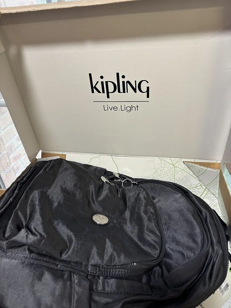 Kipling Delia M rugzak groot Infinite Black laptopvak