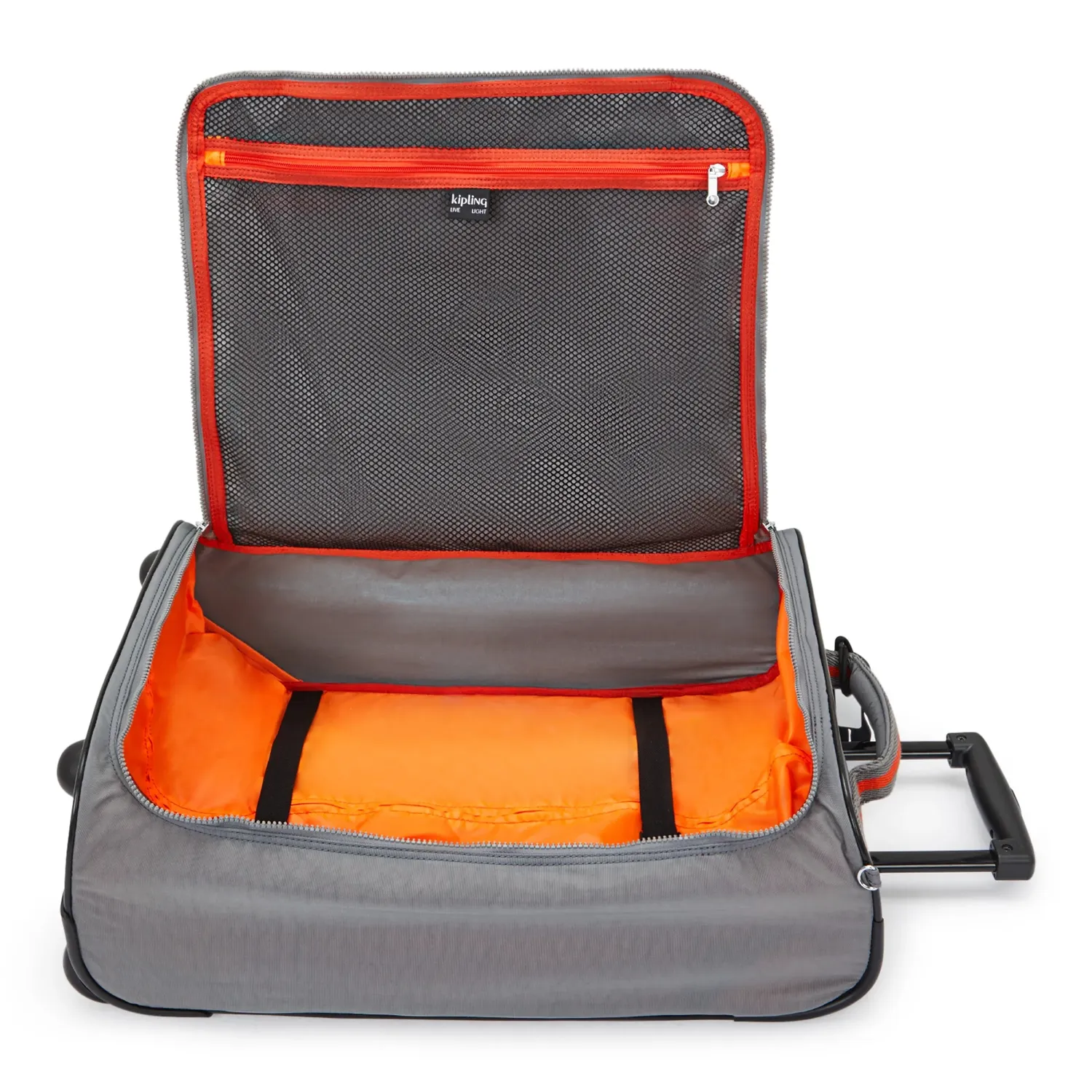 Kipling Teagan C handbagage koffer Inviting Grey extra klein