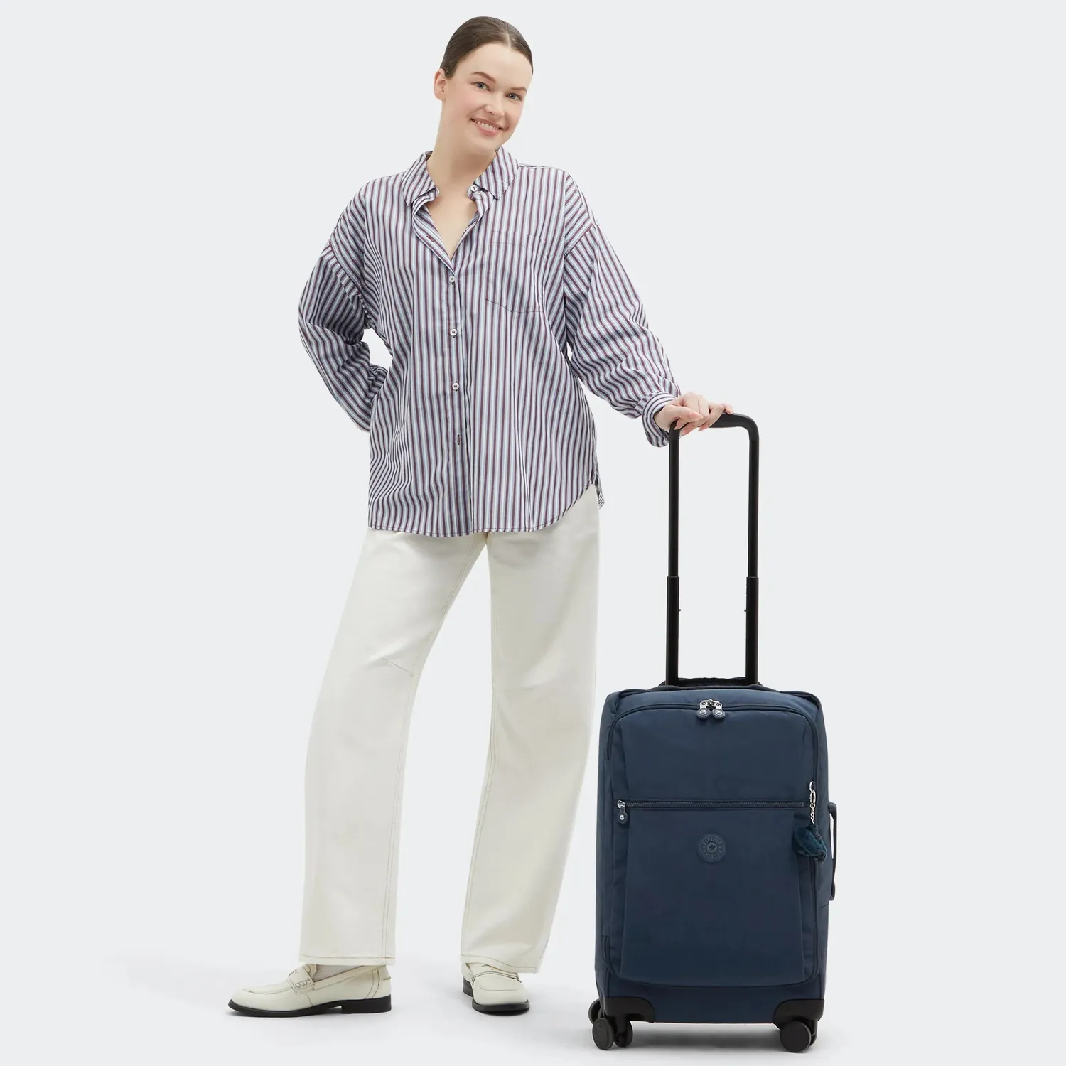 Kipling Darcey Up S handbagagekoffer Klein Blue Bleu 2 wielen