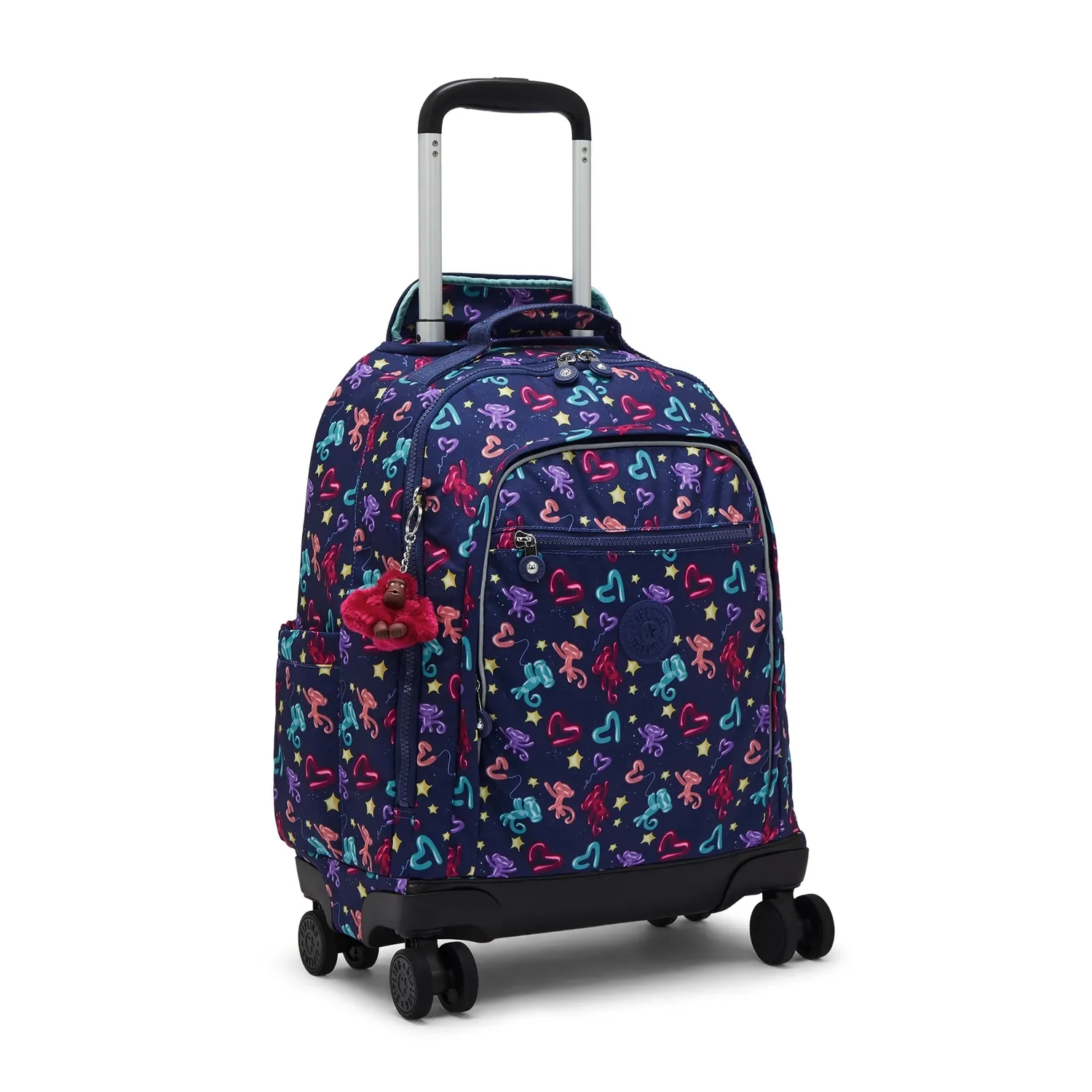 Kipling New Zea rugzak Balloon Monkey groot met wielen