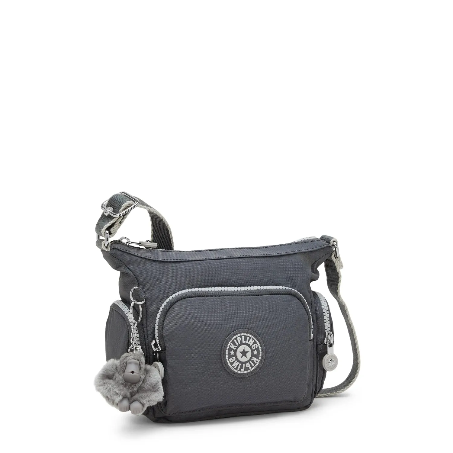 Kipling Gabbie Mini tas klein Moonlit Grey waterafstotend