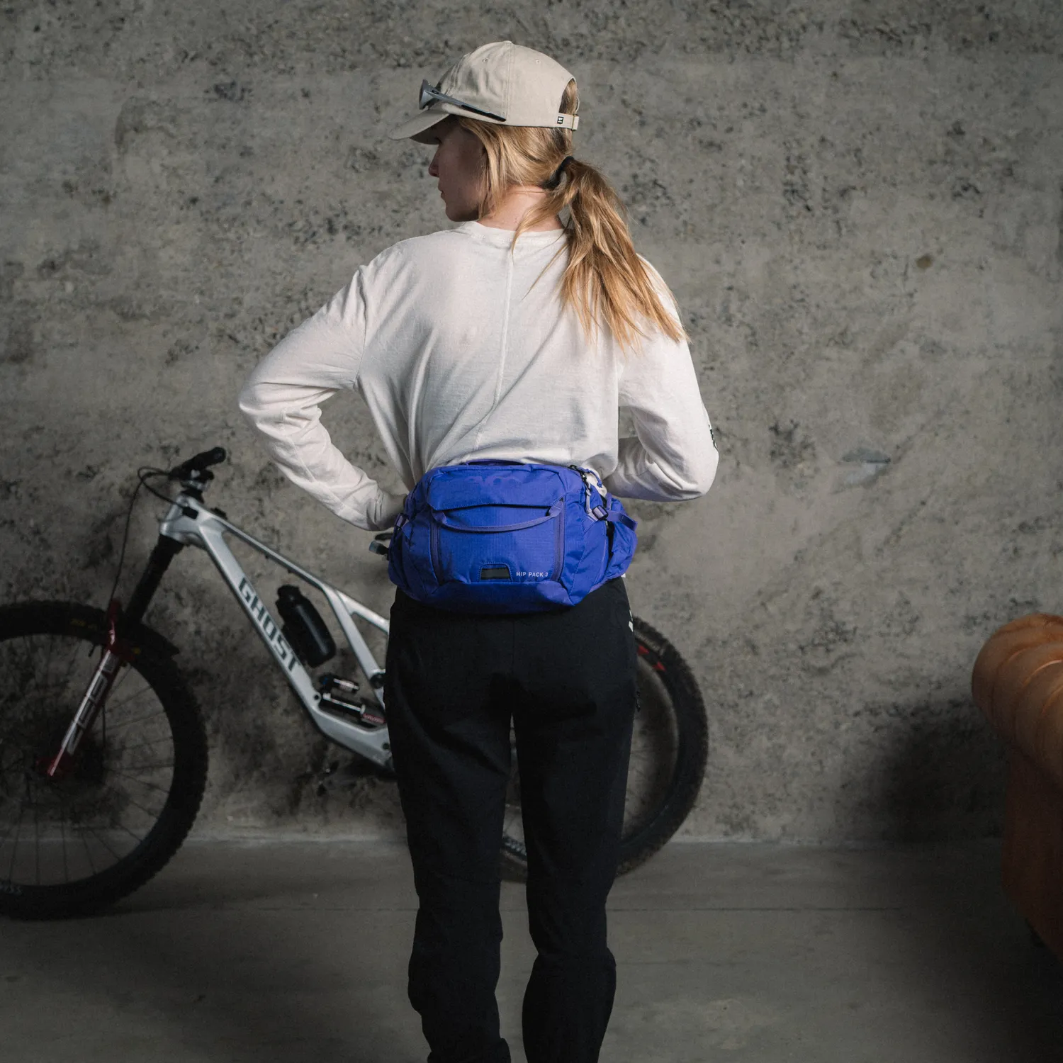 Evoc Hip Pack 3 heuptas zwart met drinkbladder 1,5L