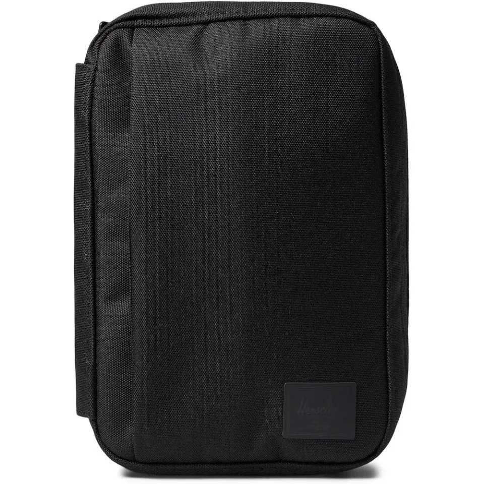Herschel Burrard Organizer Tech zwart met vakindeling