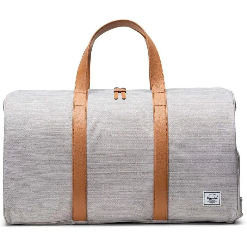 Herschel Novel Duffle reistas Light Grey Crosshatch weekendtas