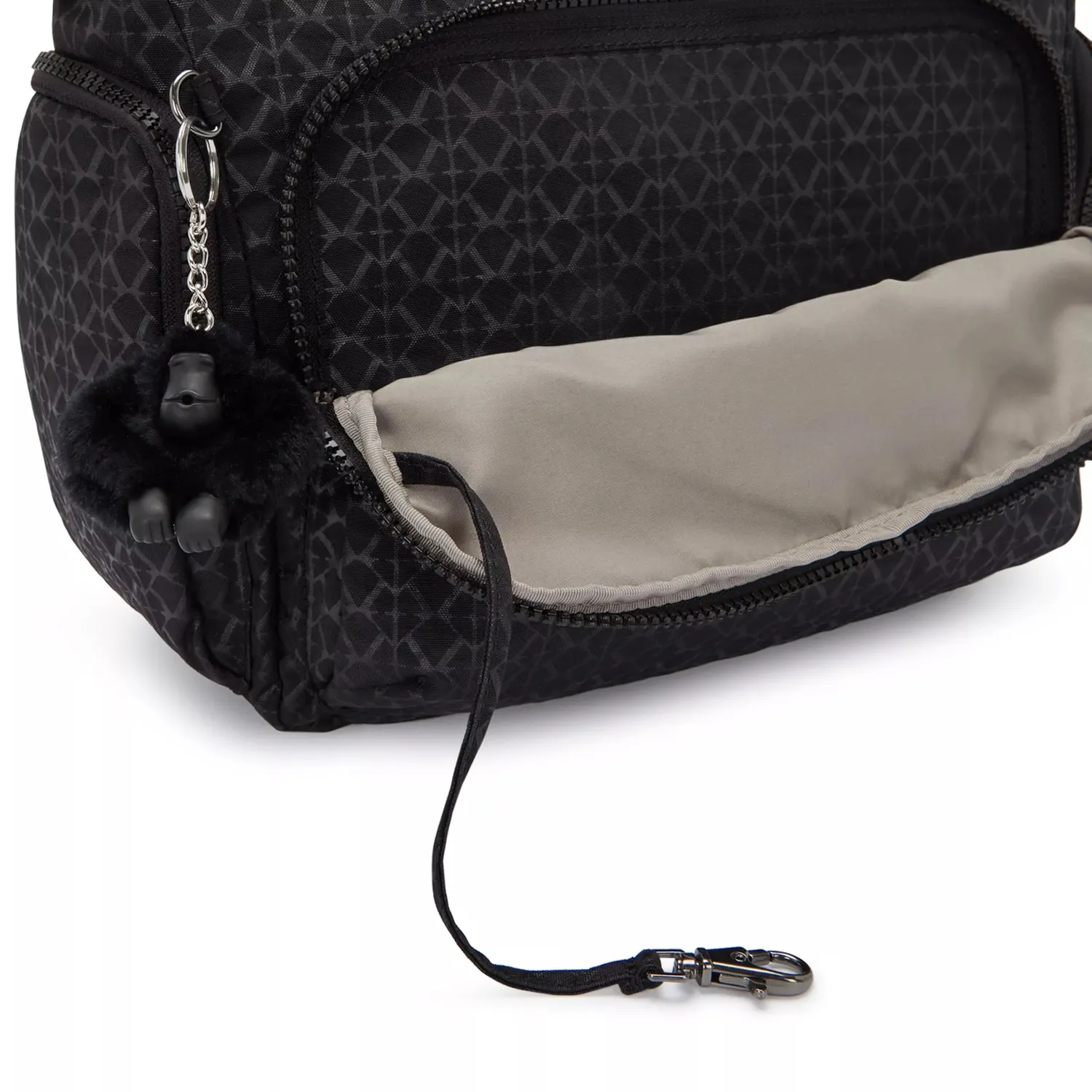 Kipling Gabb crossbodytas Groot Signature Emb lichtgewicht
