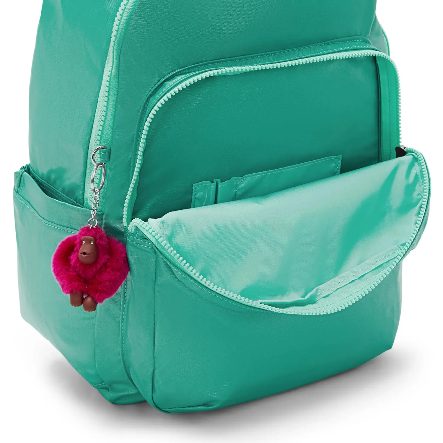 Kipling Seoul rugzak Groot Oasis Mint metallic