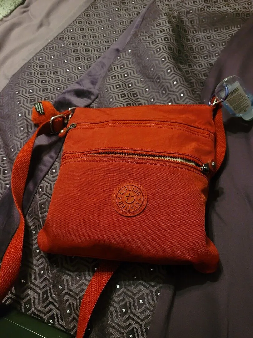 Kipling Keiko crossbody klein electric teal waterafstotend