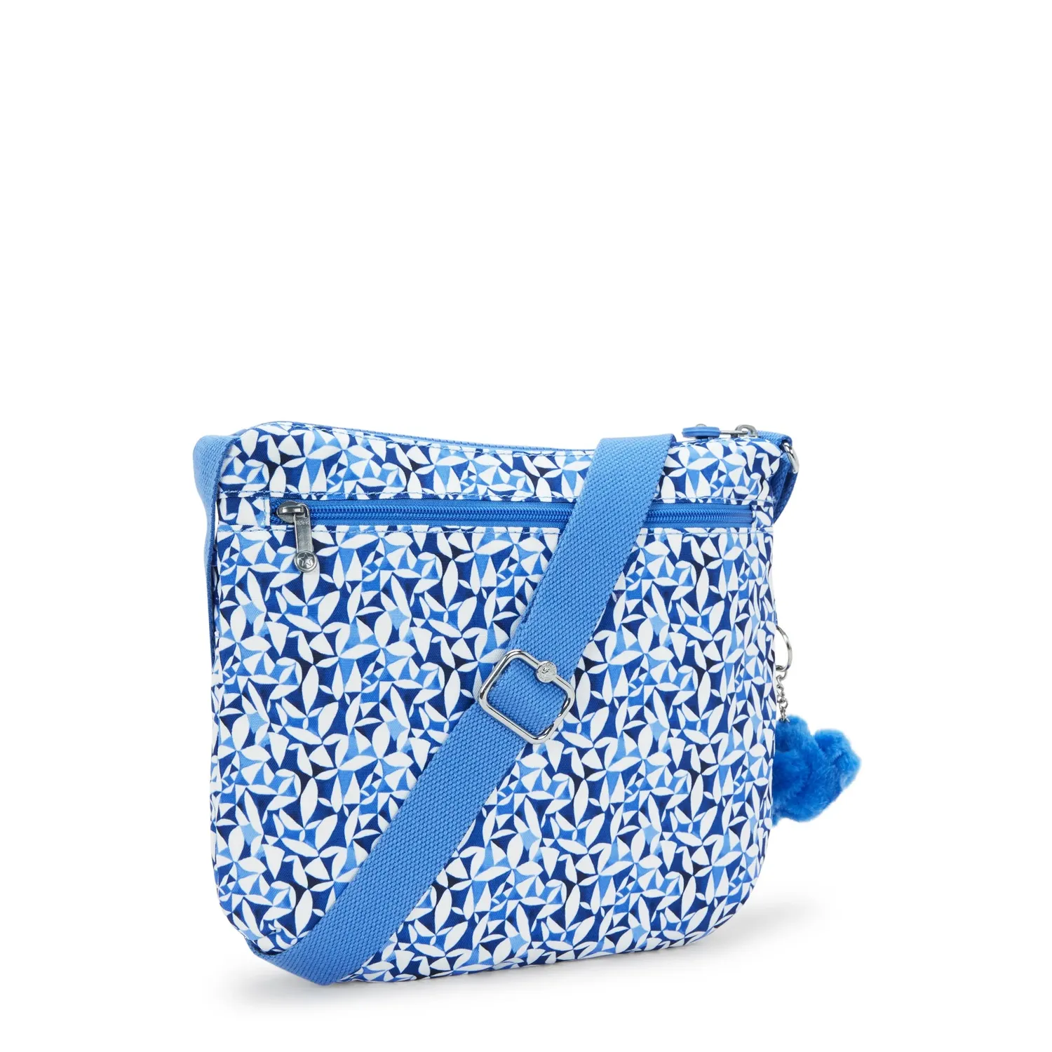 Kipling Arto schoudertas Medium Crazy Leaves licht