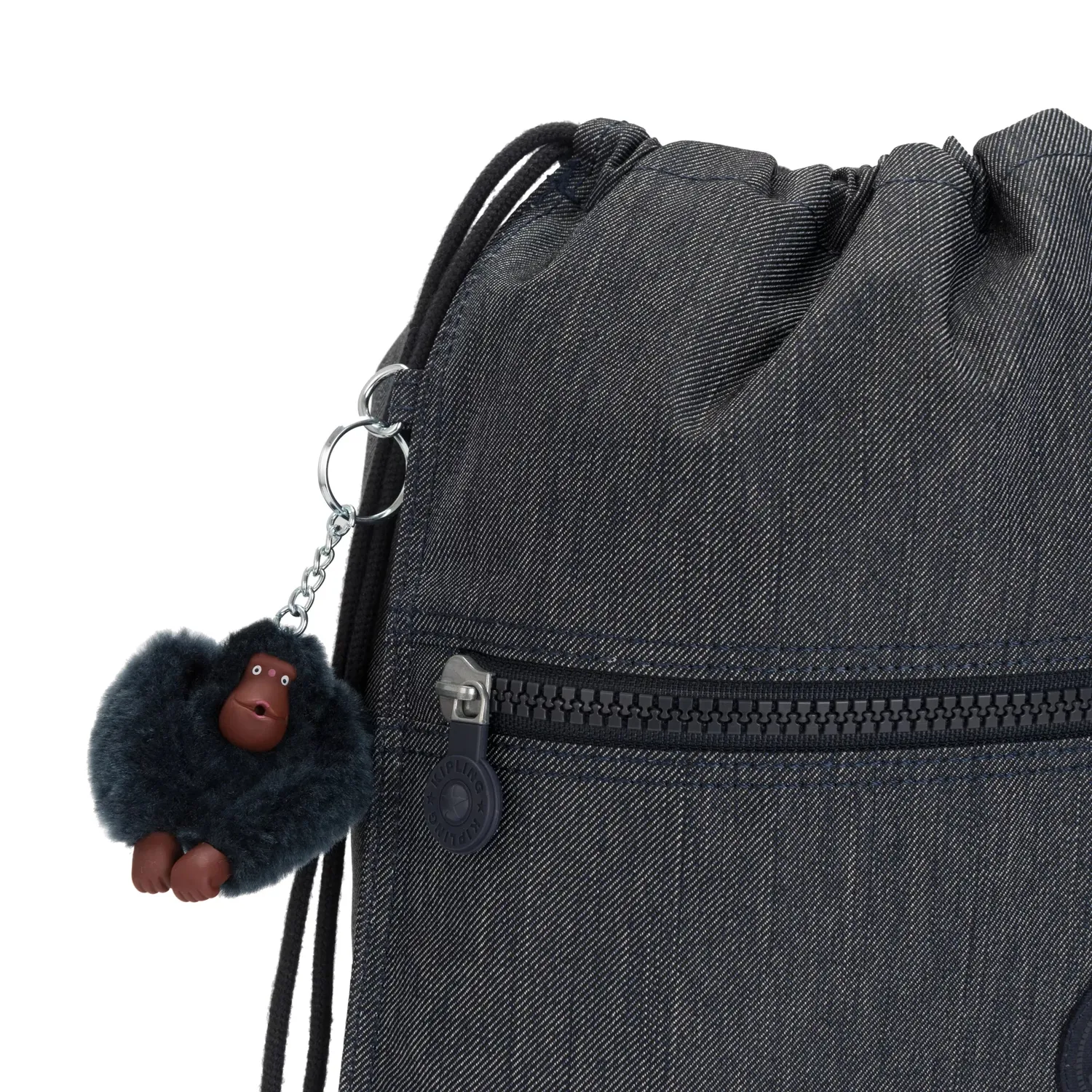 Kipling Supertaboo gymtas Marine Navy Medium waterafstotend