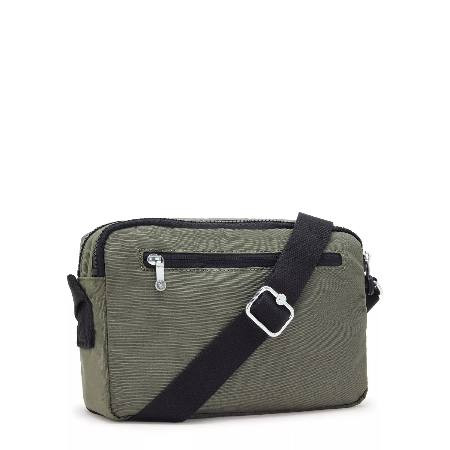 Kipling Abanu M crossbody Green Moss met penvakjes