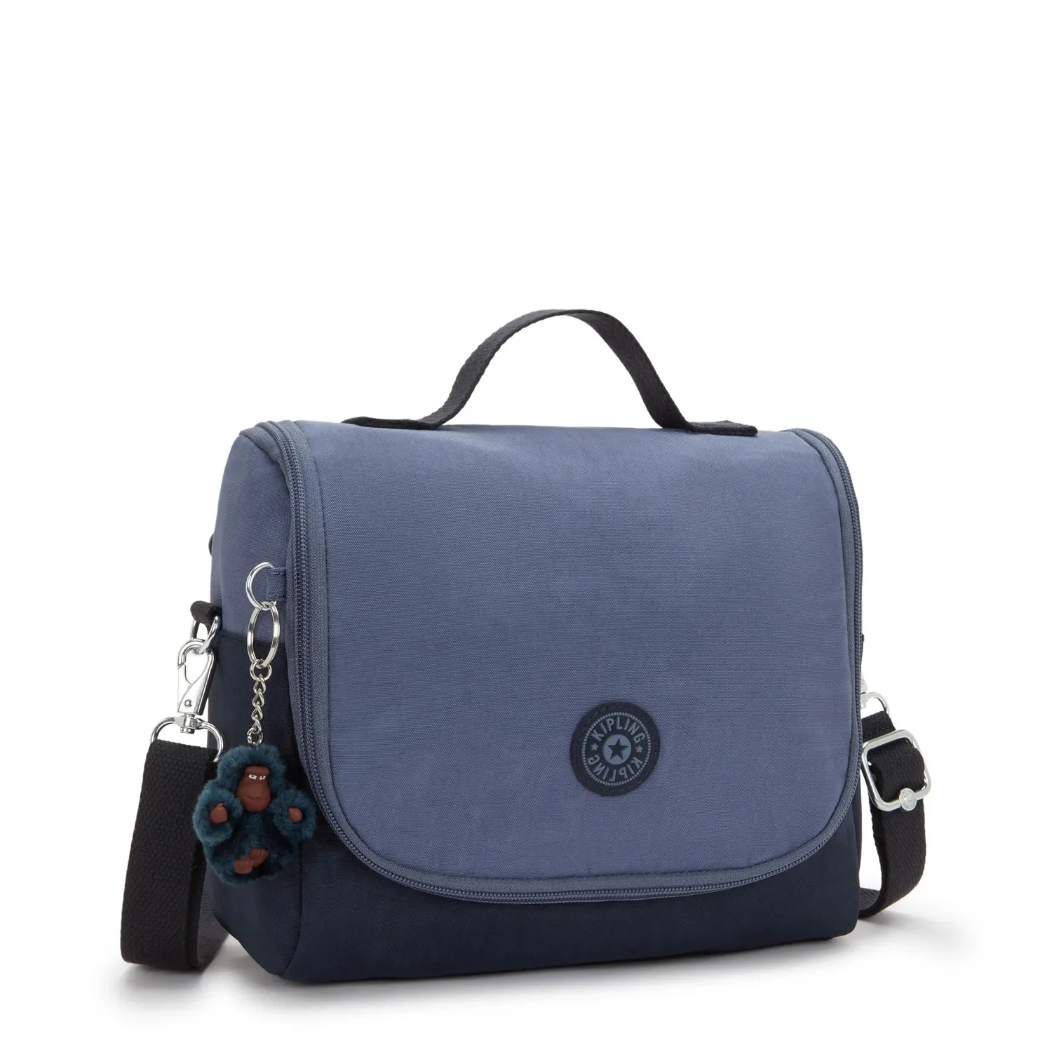 Kipling New Kichirou lunchtas Game Grey groot trolley