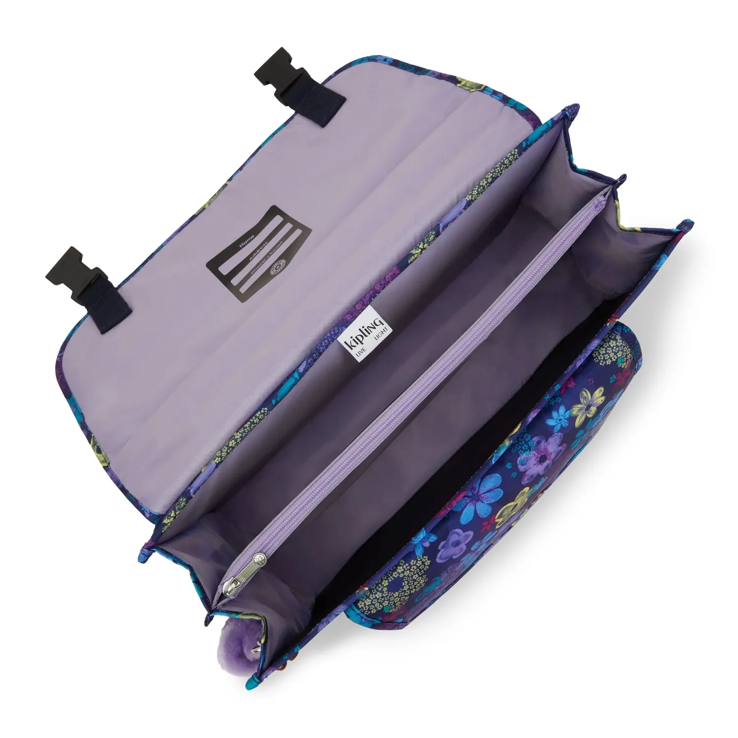 Kipling Preppy rugzak Dark Flower Stamp medium school