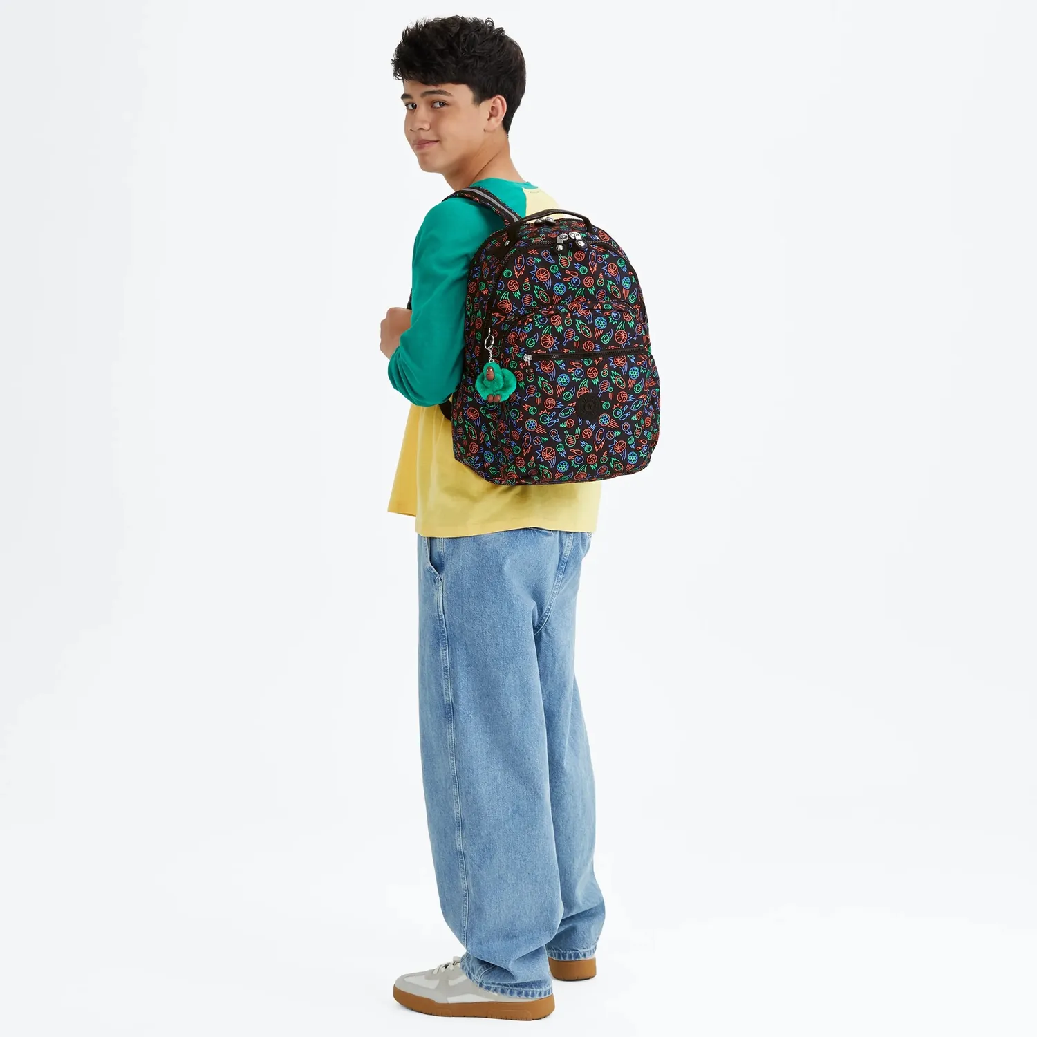 Kipling Seoul Lap rugzak Sport Doodle 15 inch