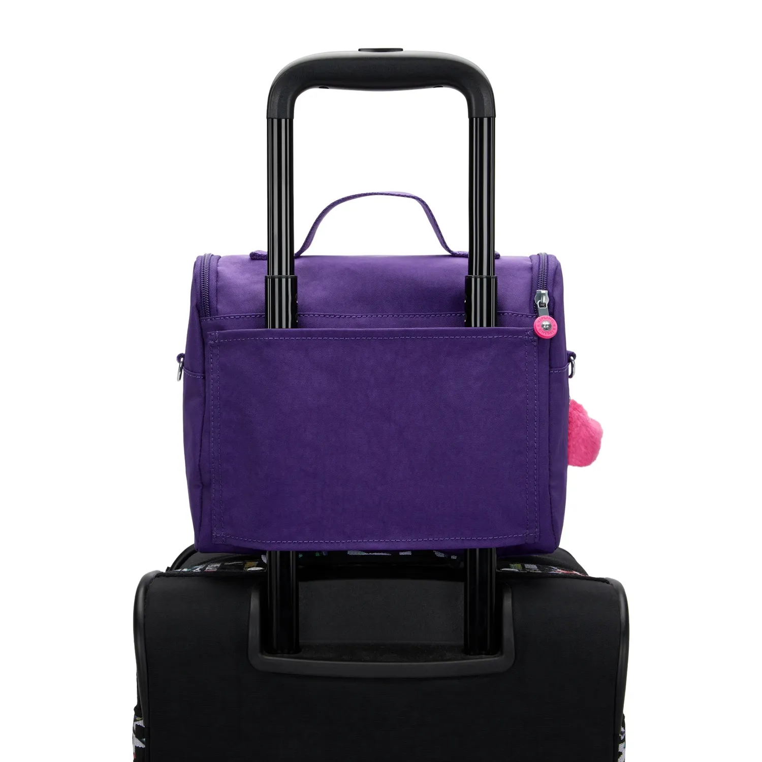 Kipling New Kichirou lunchtas Groot VIP Purple trolleybevestiging