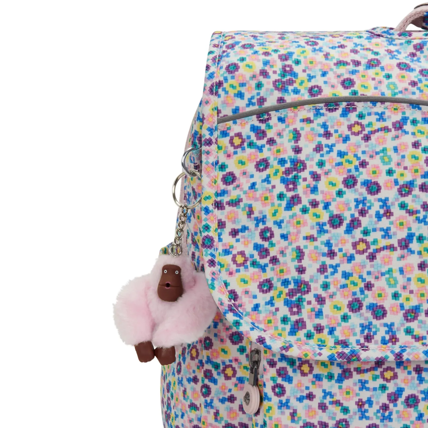 Kipling Codie L schoolrugzak Digi Flower Print groot A4