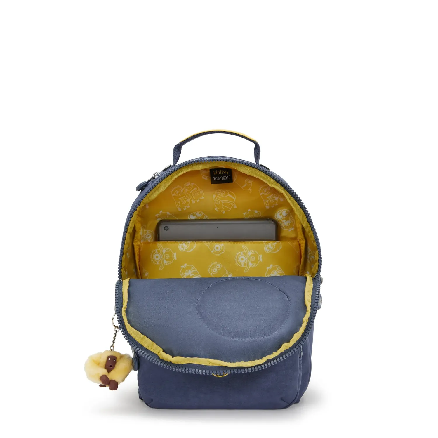 Kipling Seoul S Window rugzak klein dungaree blue minions