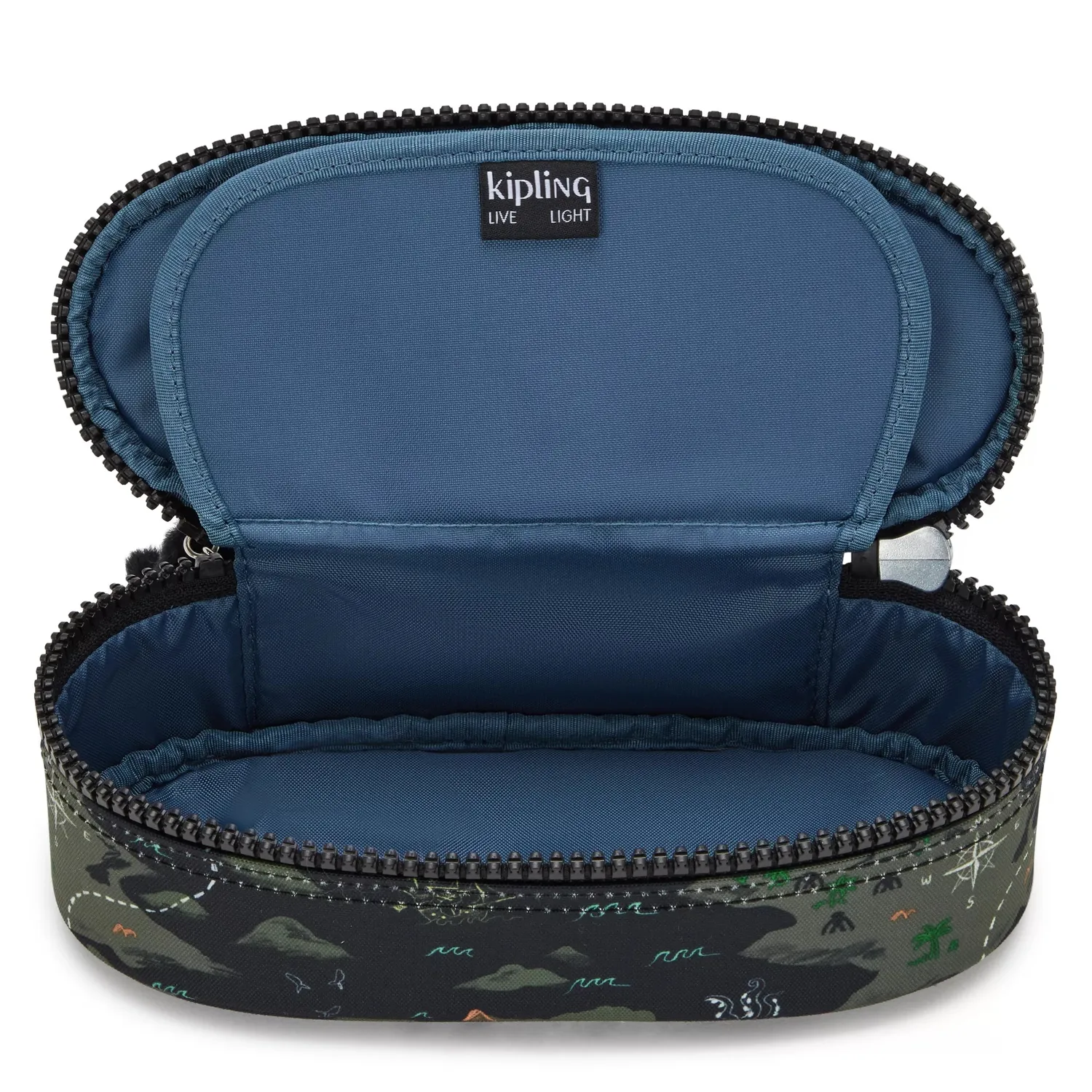 Kipling Duobox pennenetui Medium Camo Treasure waterafstotend