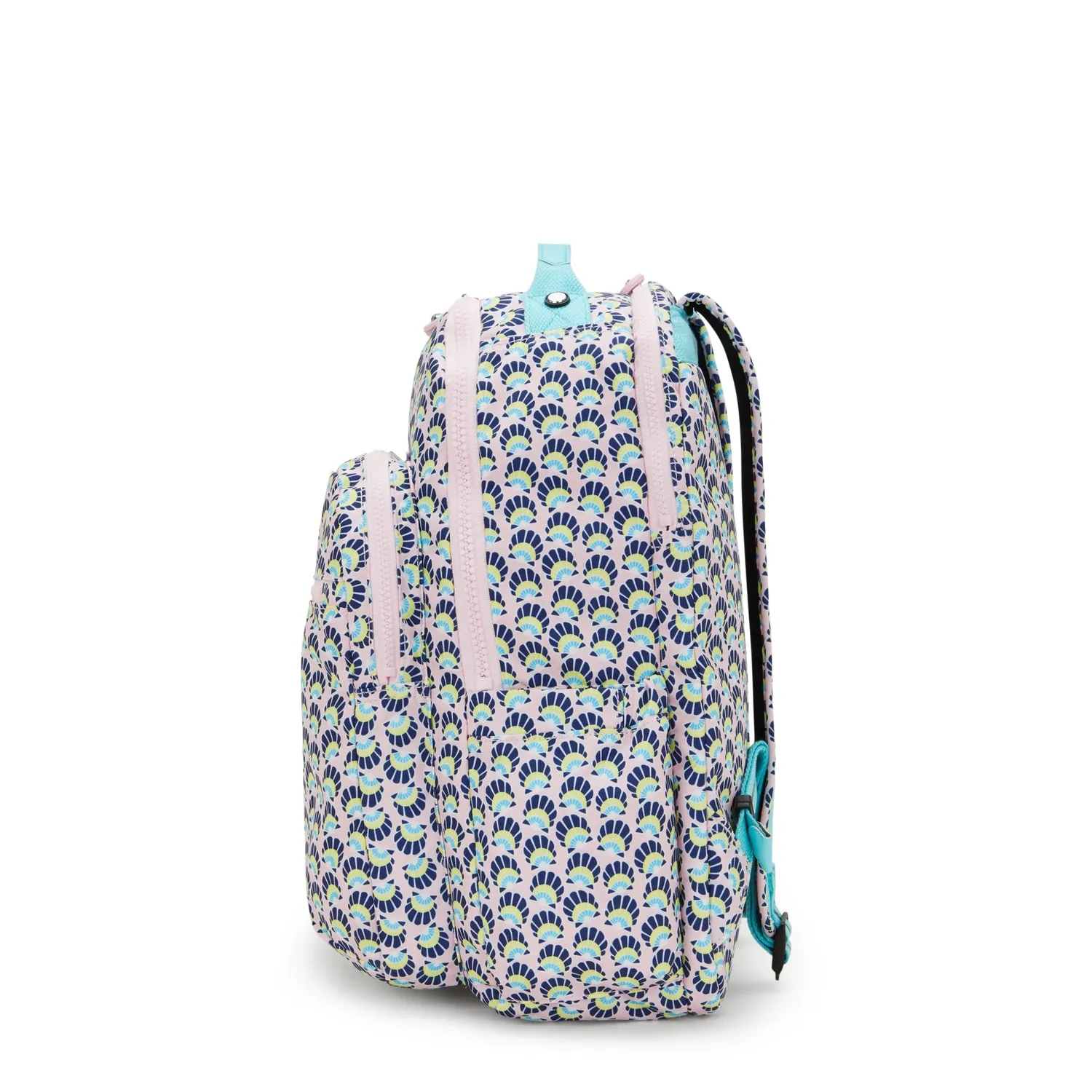 Kipling Seoul Lap rugzak Groot Geo Shell 15 inch laptopvak