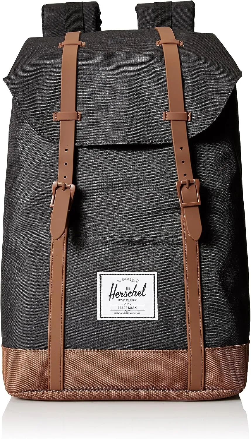 Herschel Retreat rugzak 19,5L Black Saddle Brown