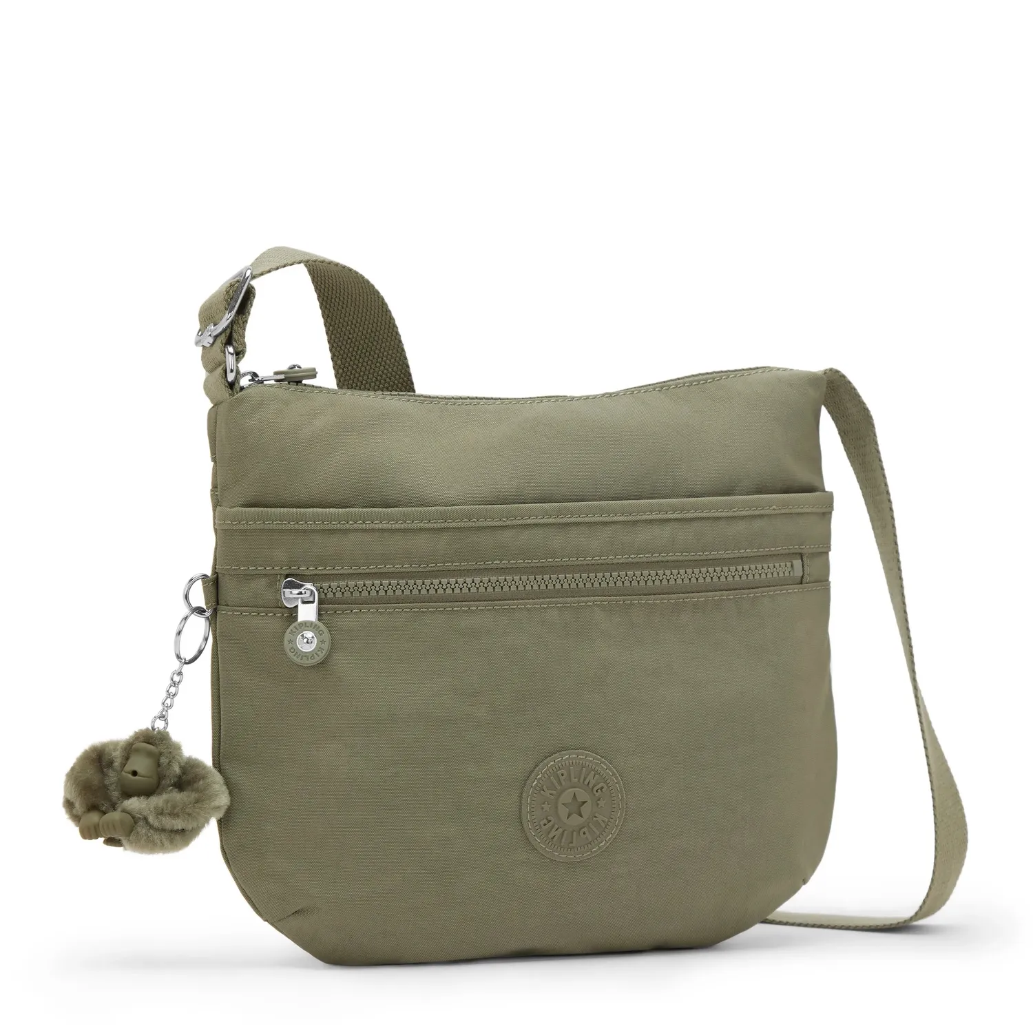 Kipling Arto crossbody tas Almost Sage Medium licht
