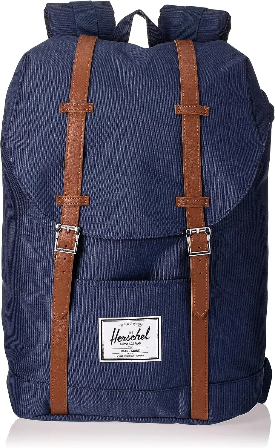 Herschel Retreat Classic 19.5L rugzak zwart-bruin canvas