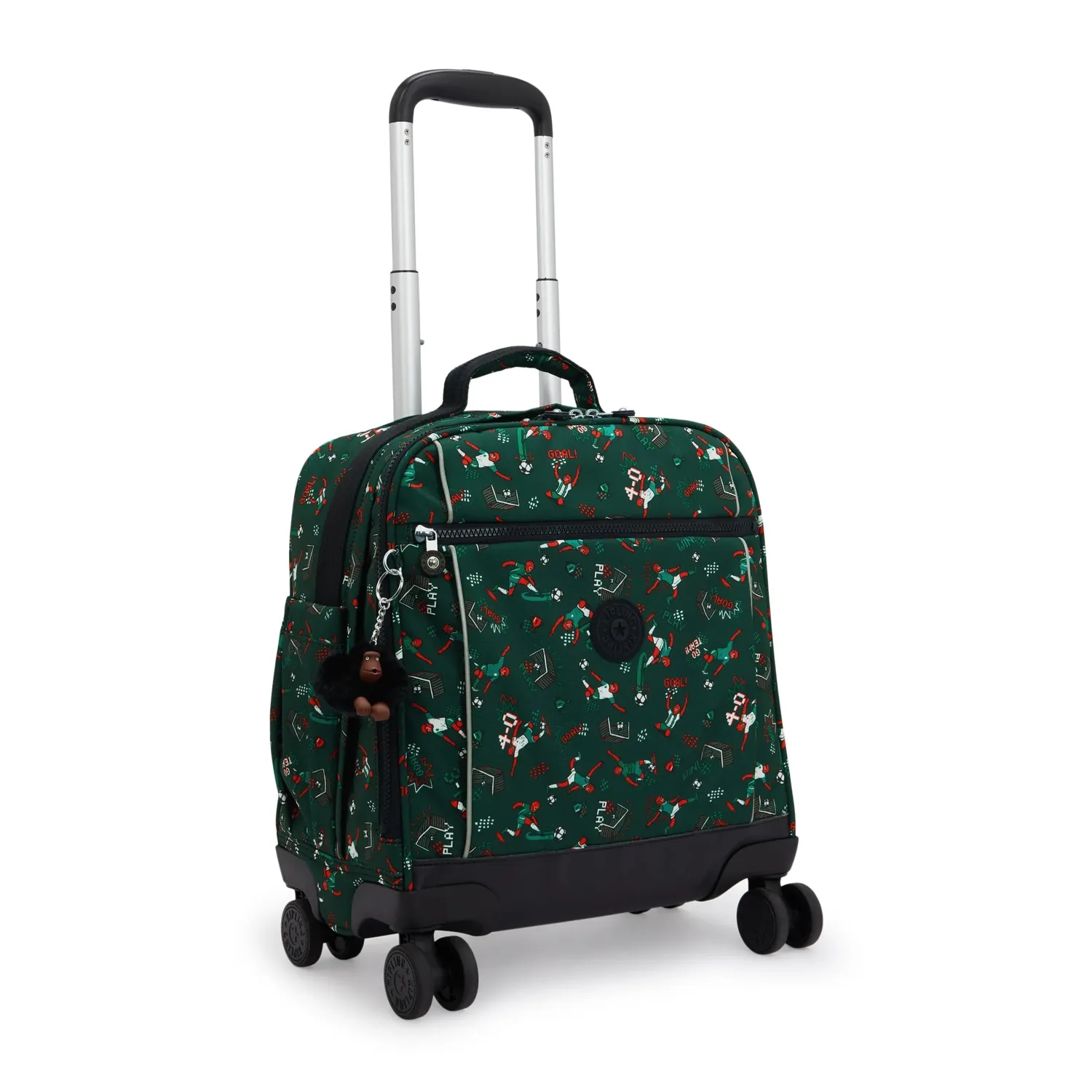 Kipling New Storia S trolley Soccer Print met laptopvak