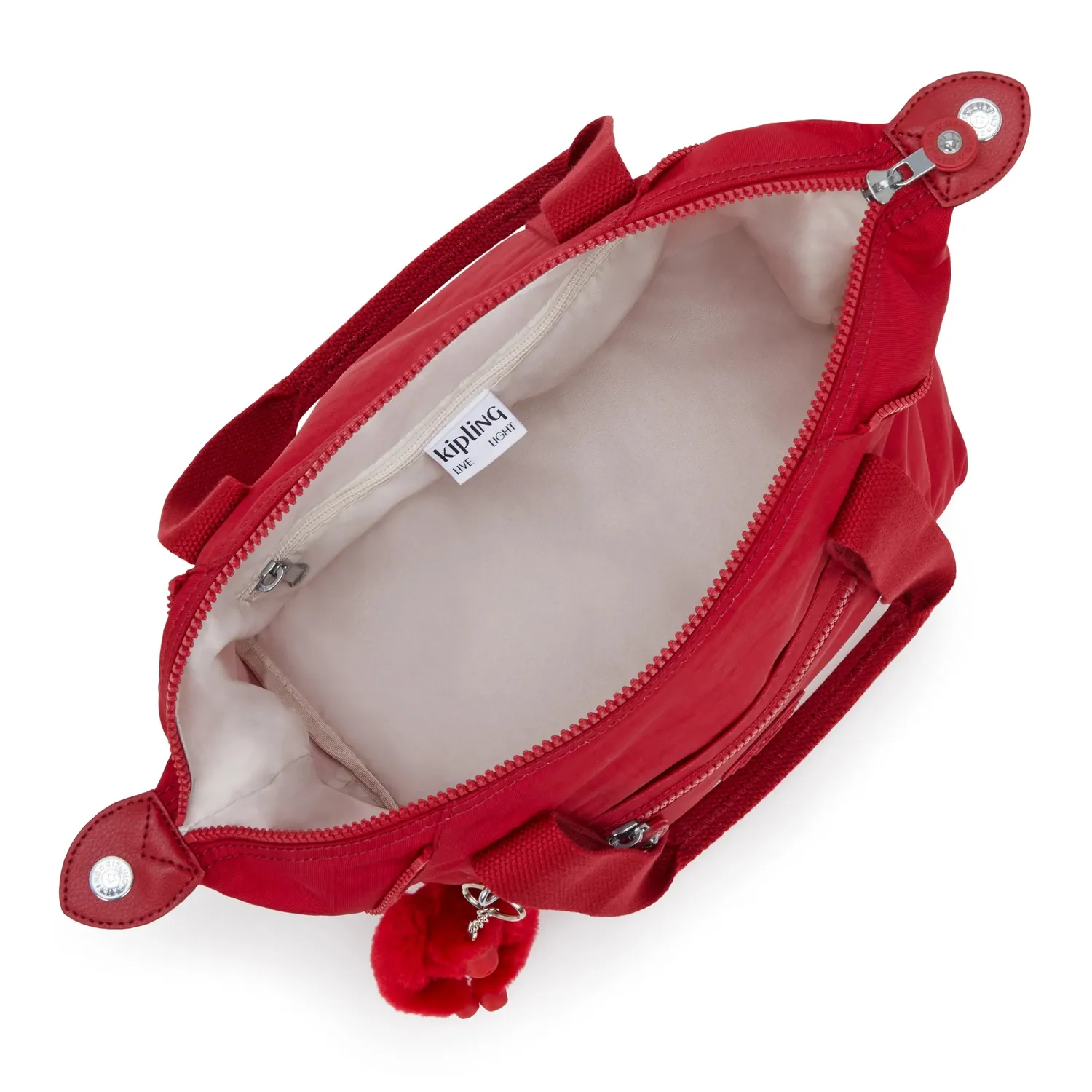 Kipling Art Mini schoudertas Ruby Red klein verstelbaar