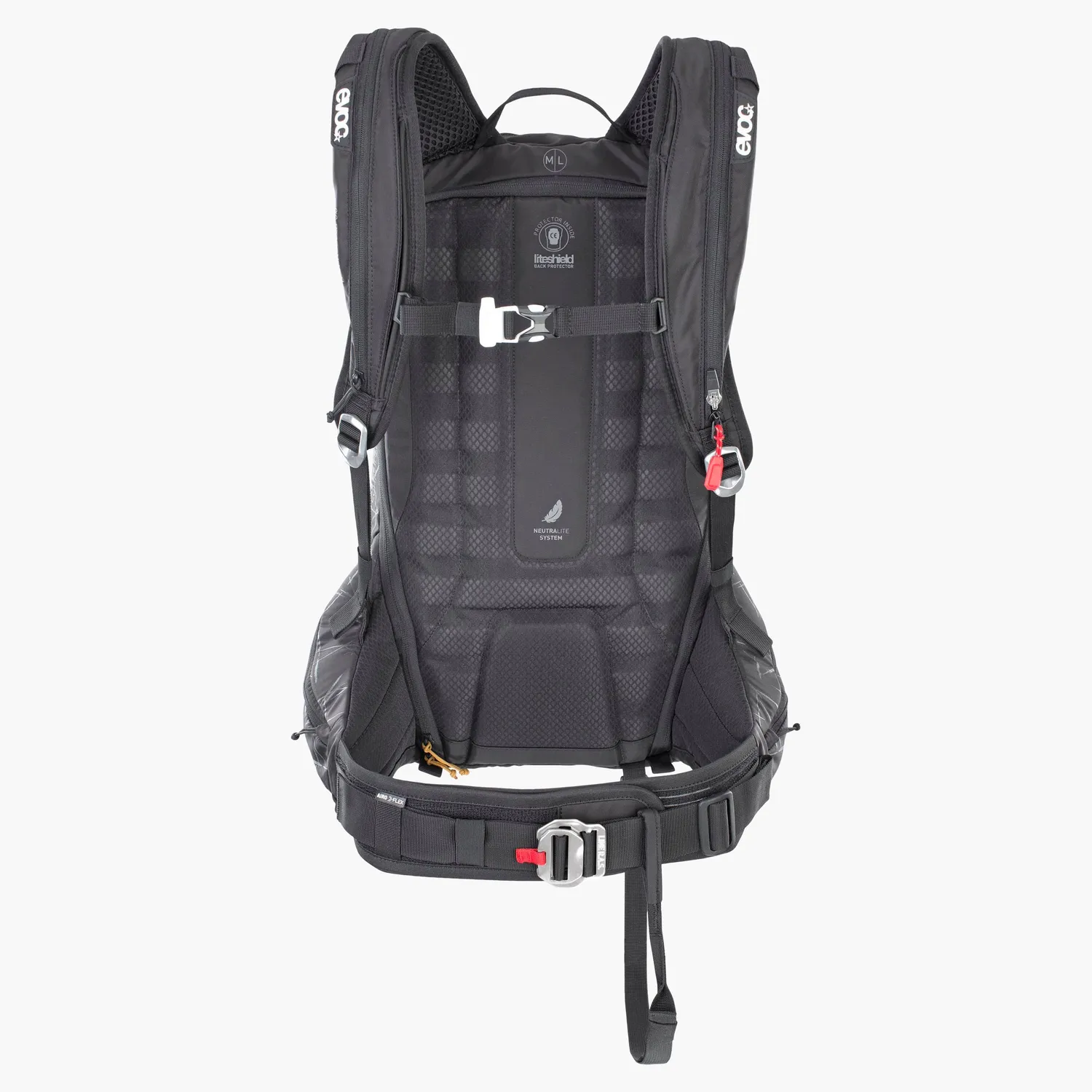 Evoc Line R.A.S. Protector 22 lawinerugzak zwart 22L