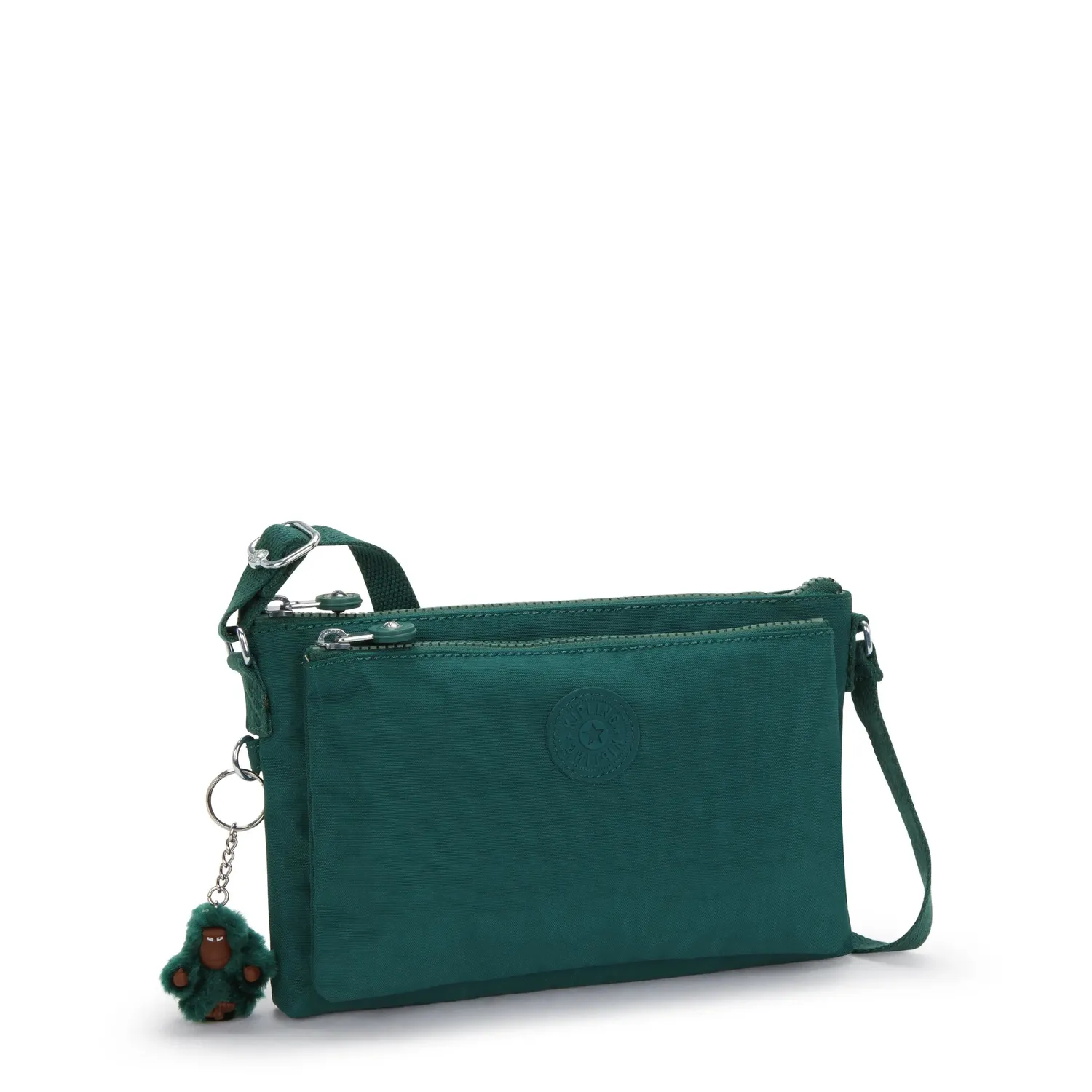 Kipling Mikaela schoudertas klein Deep Fern groen